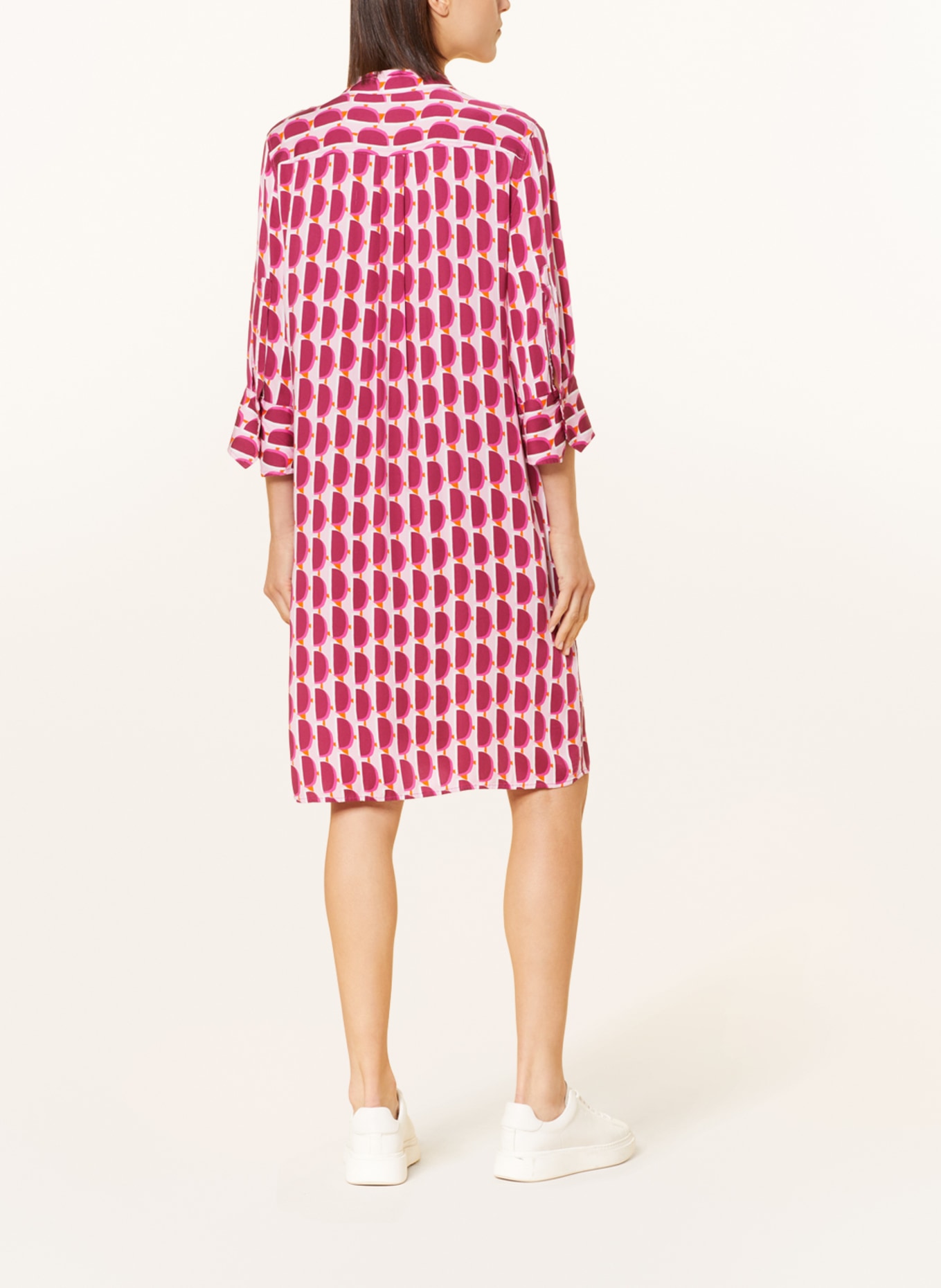 MARC AUREL Dress with 3/4 sleeves, Color: PINK/ FUCHSIA/ ORANGE (Image 3)