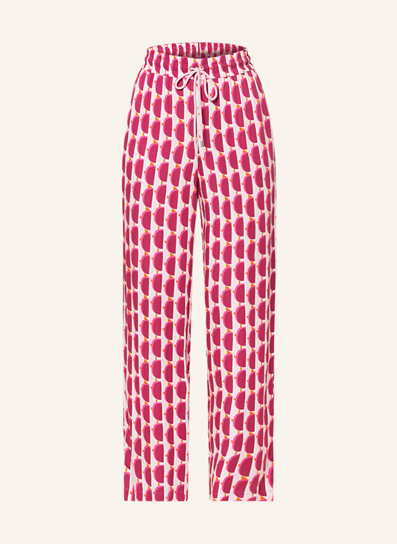 MARC AUREL Wide leg trousers, Color: PINK/ FUCHSIA/ ORANGE (Image 1)