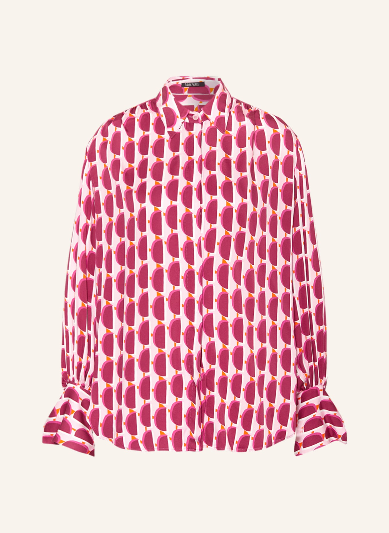 MARC AUREL Shirt blouse, Color: LIGHT PINK/ FUCHSIA/ ORANGE (Image 1)