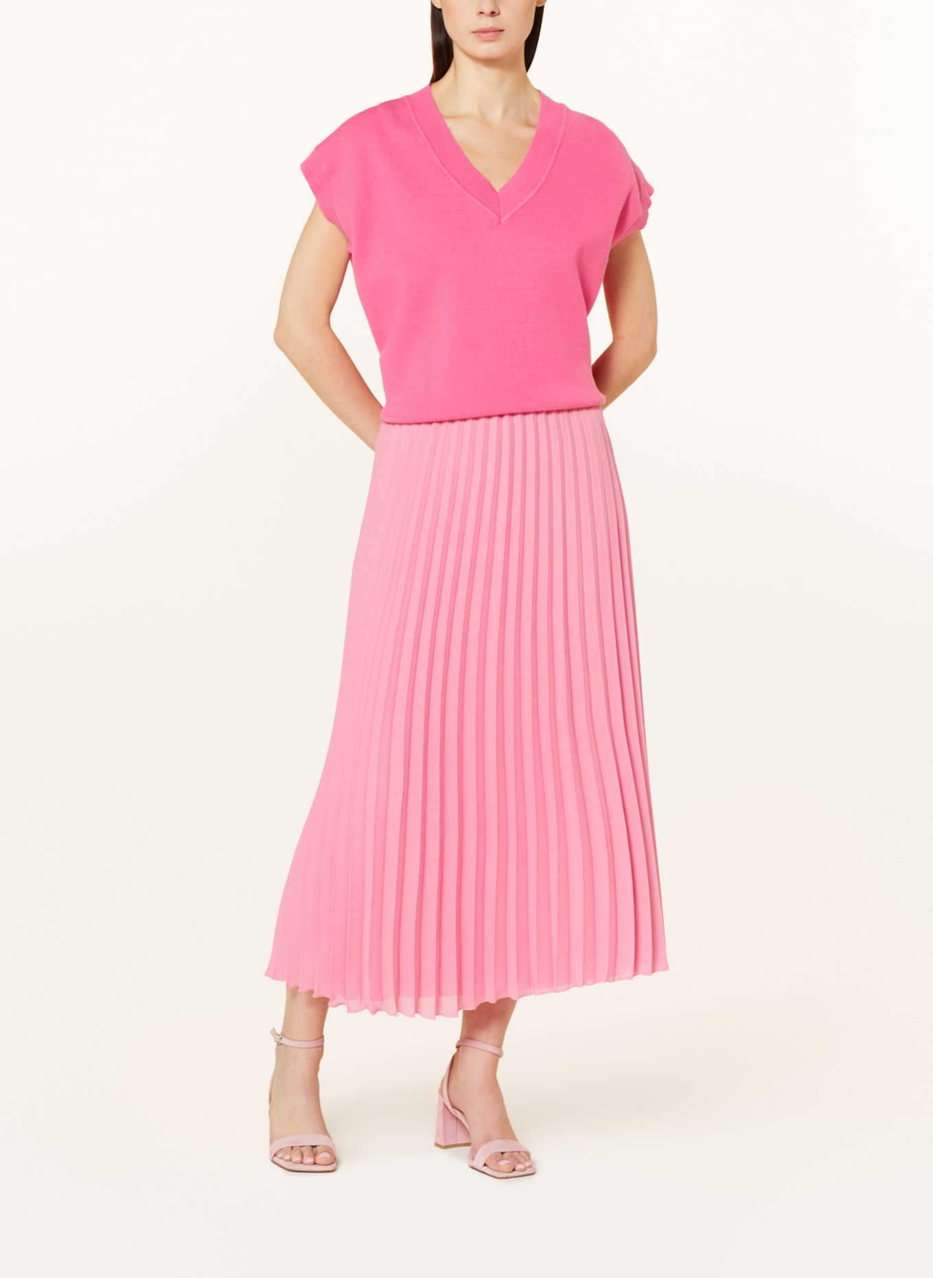 MARC AUREL Pleated skirt, Color: PINK (Image 2)