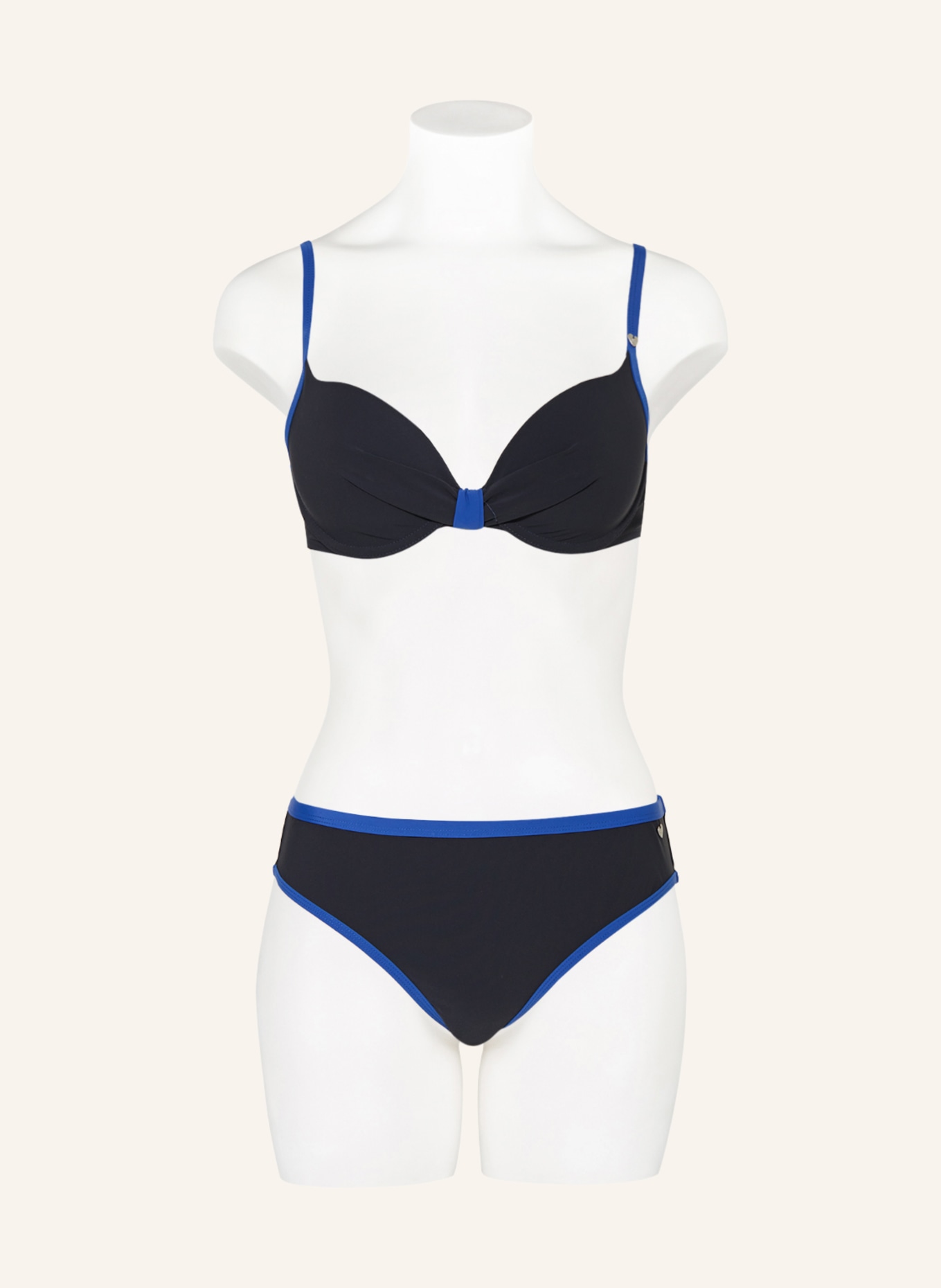 SHORT STORIES Underwired bikini top, Color: DARK BLUE (Image 2)