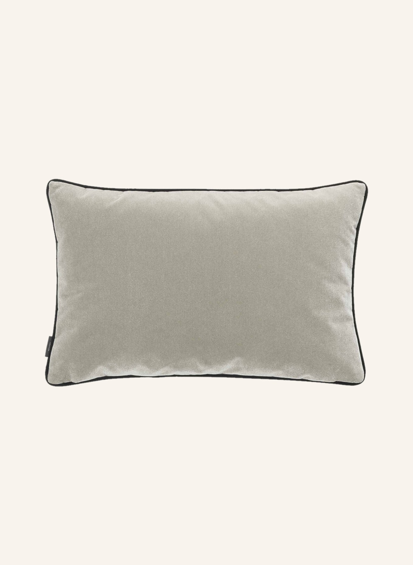 ROHLEDER Velvet decorative cushion MIRAGE with feather filling, Color: LIGHT GRAY/ TURQUOISE/ GRAY (Image 2)