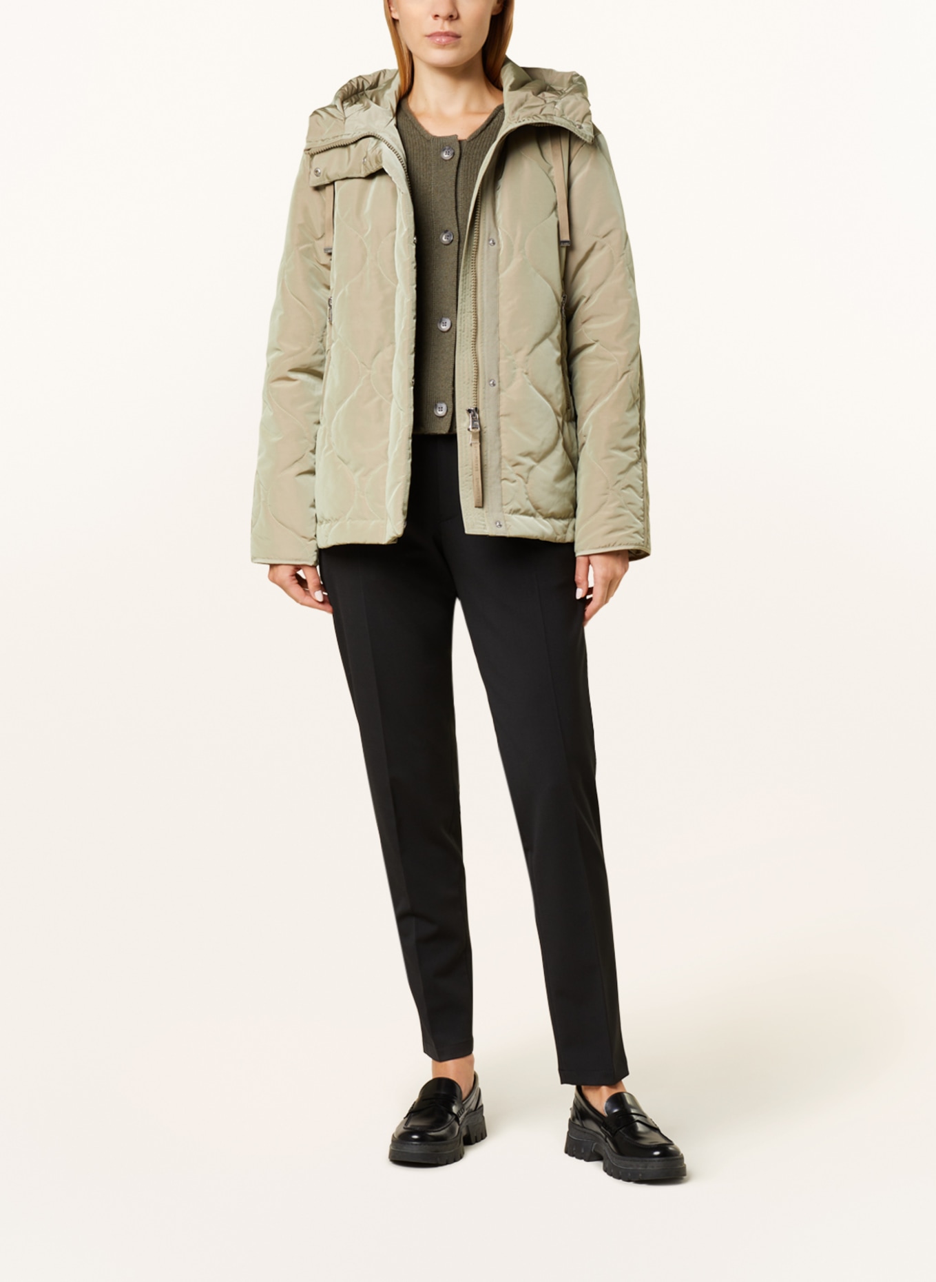 BEAUMONT Quilted jacket JUNO, Color: KHAKI (Image 2)