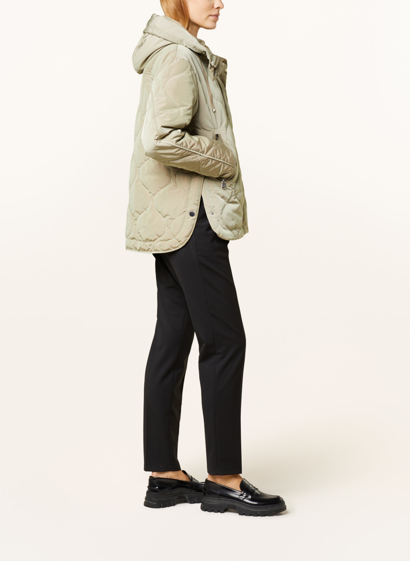 BEAUMONT Quilted jacket JUNO, Color: KHAKI (Image 4)