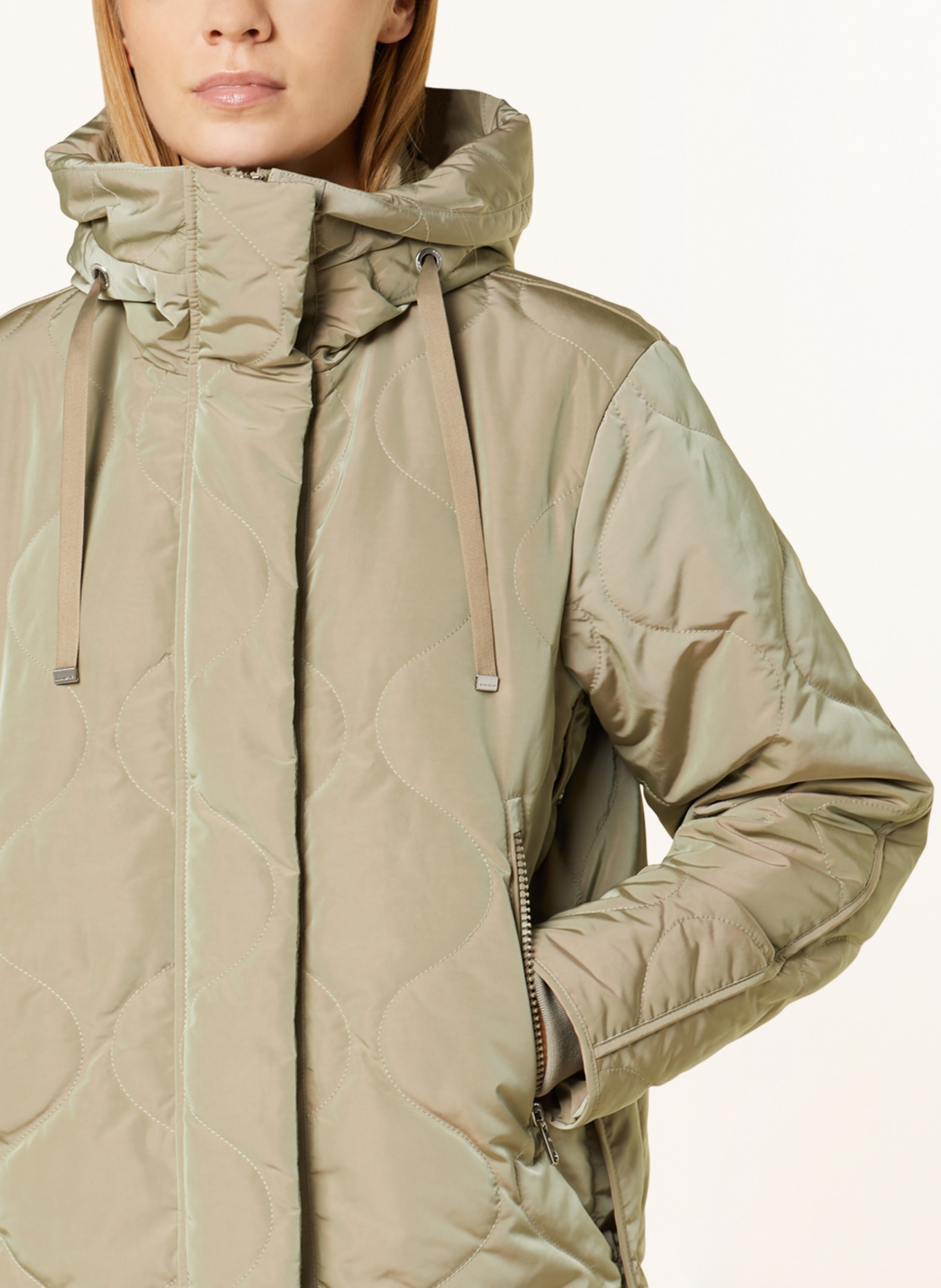 BEAUMONT Quilted jacket JUNO, Color: KHAKI (Image 5)