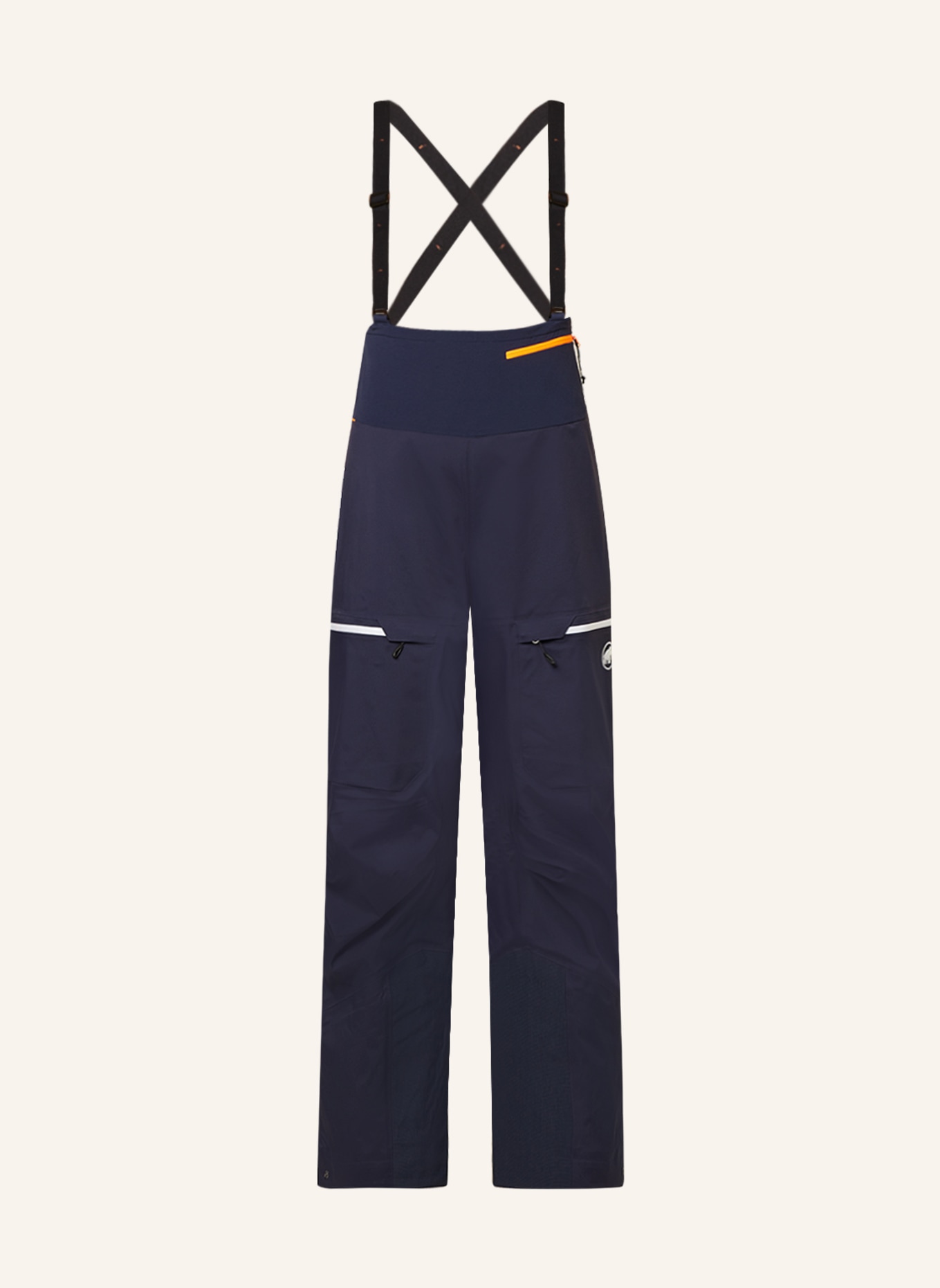 MAMMUT Hardshell-Skihose HALDIGRAT HS: DUNKELBLAU / WEISS