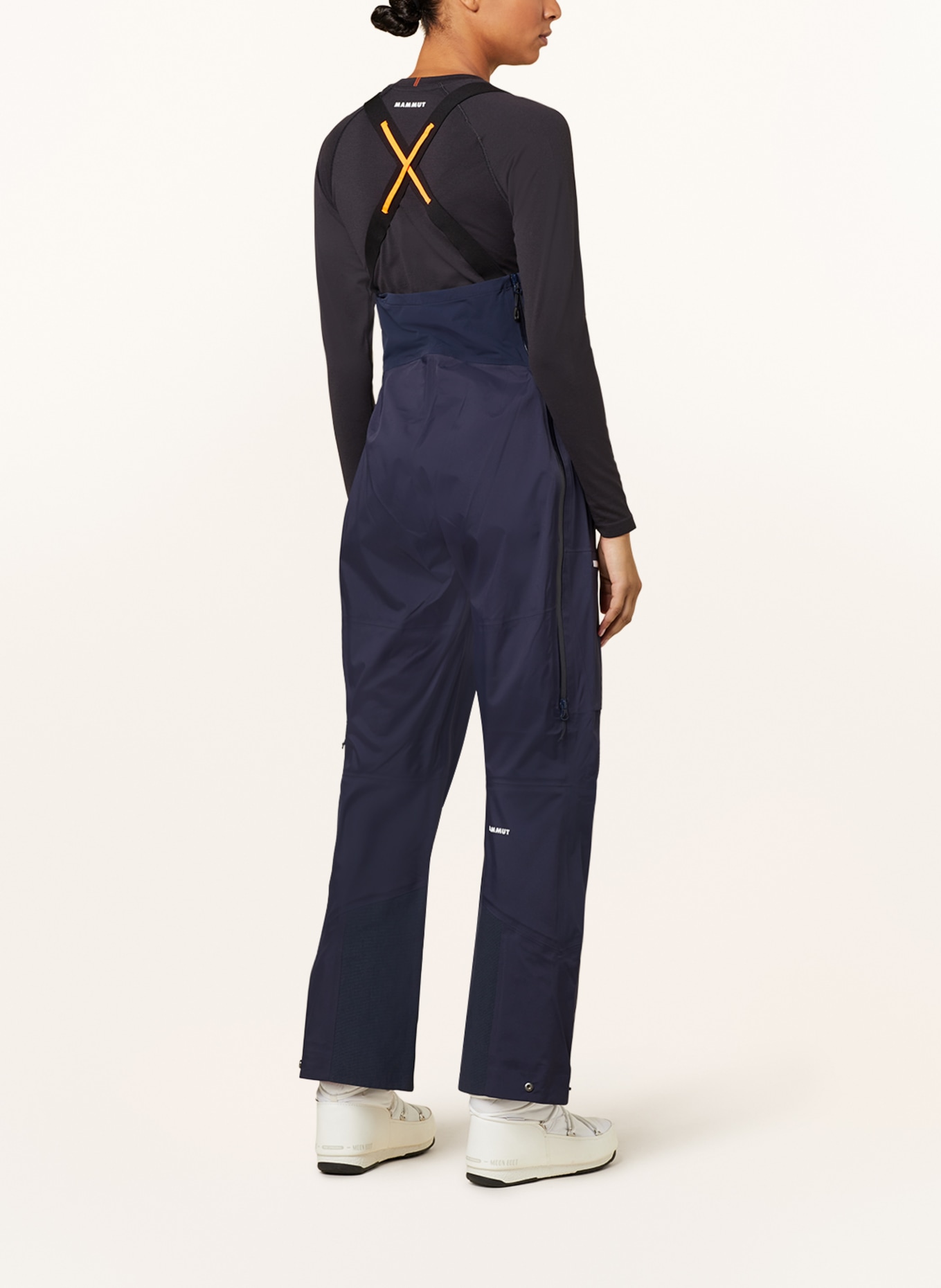 MAMMUT Hardshell-Skihose HALDIGRAT HS: DUNKELBLAU / WEISS