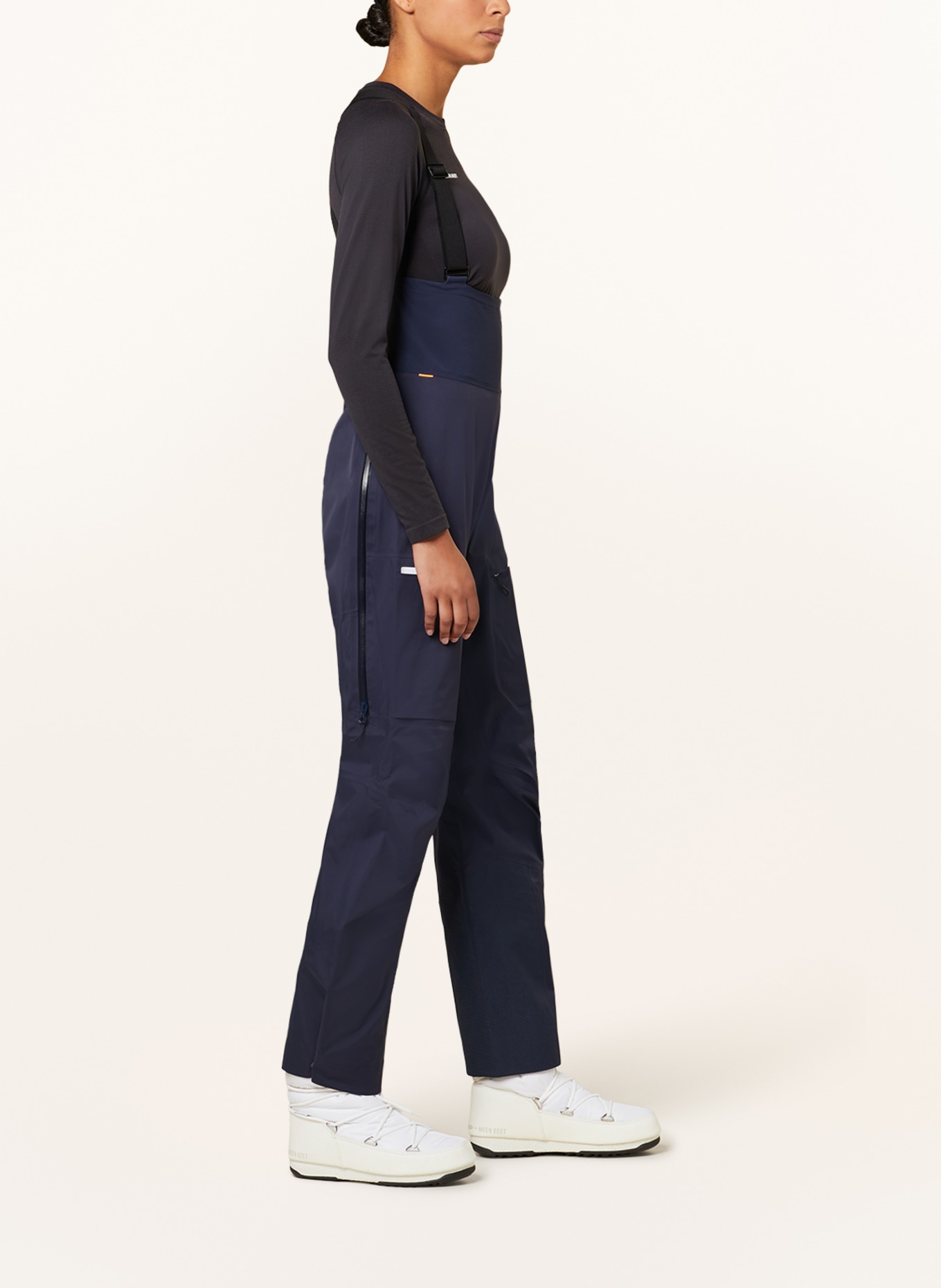 MAMMUT Hardshell-Skihose HALDIGRAT HS: DUNKELBLAU / WEISS