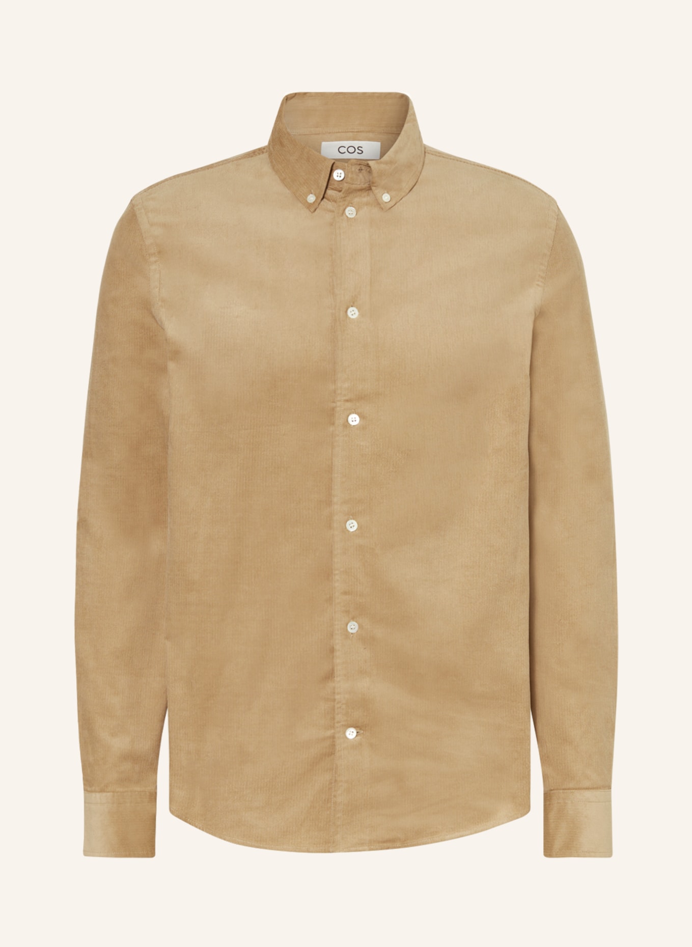 COS Cord shirt regular fit, Color: BEIGE (Image 1)