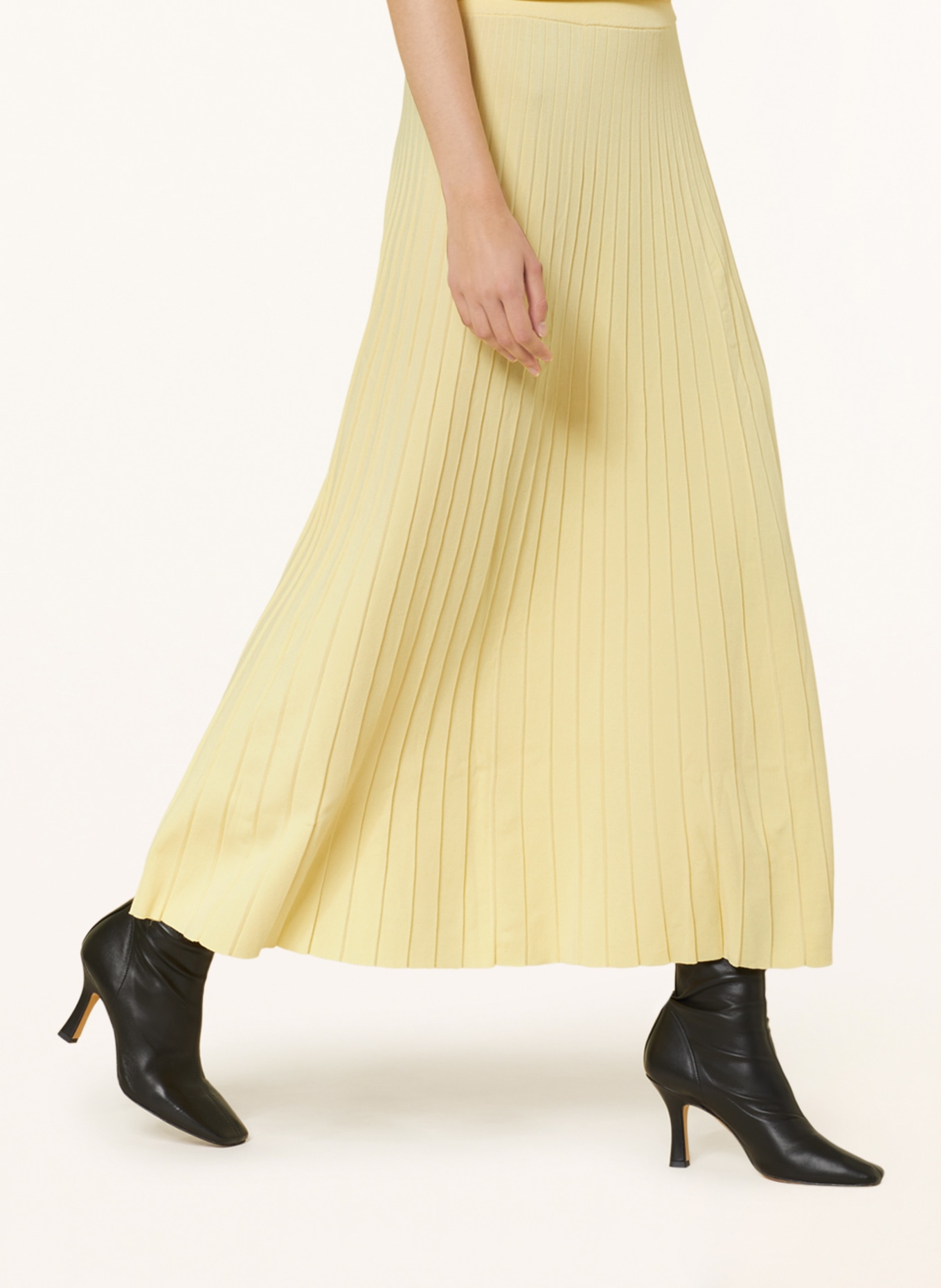 COS Knit skirt, Color: LIGHT YELLOW (Image 4)