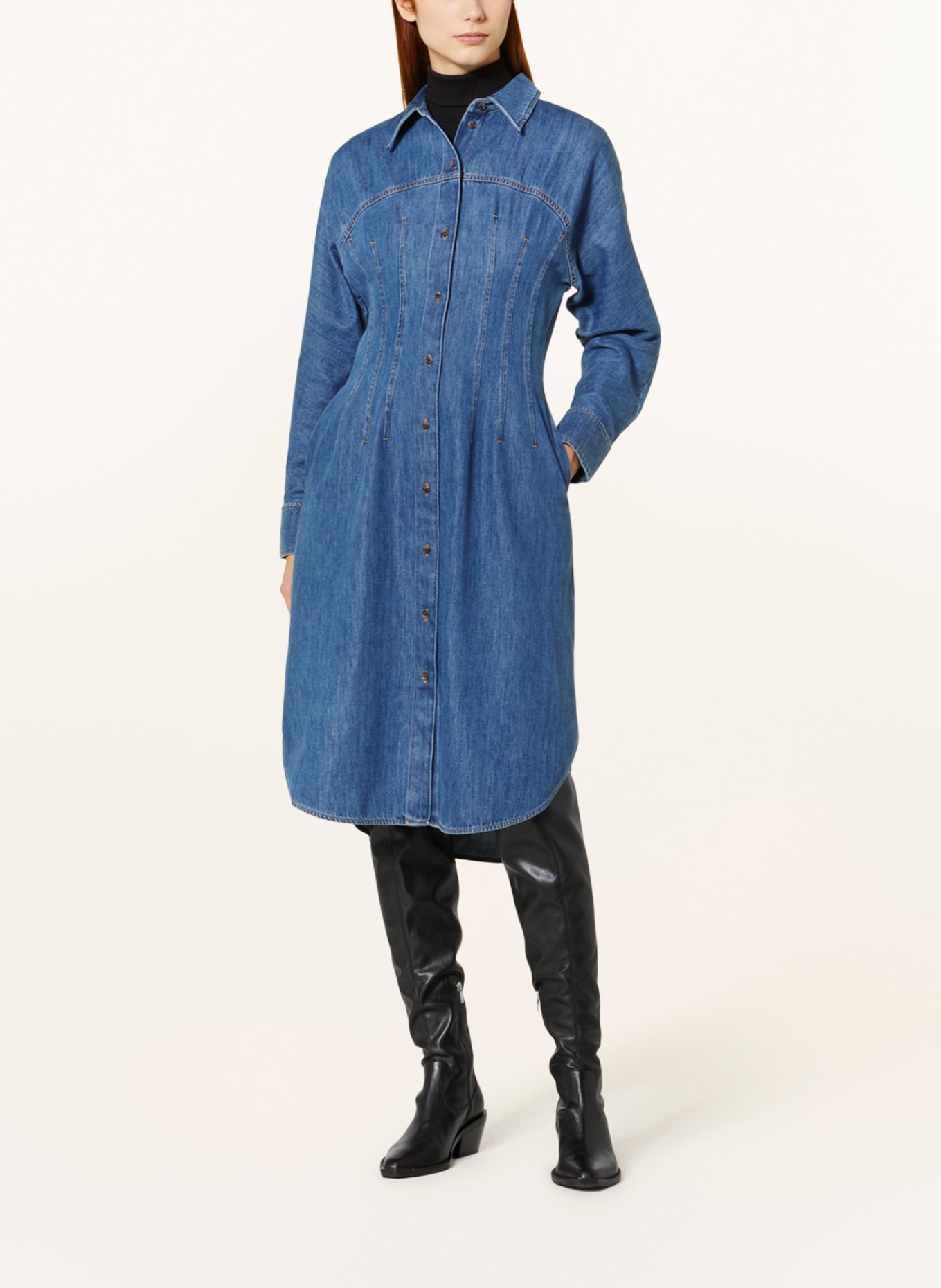COS Denim dress, Color: BLUE (Image 2)