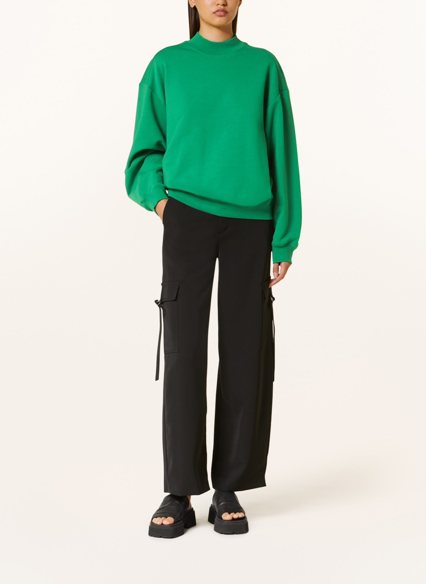 COS Sweatshirt, Color: GREEN (Image 2)