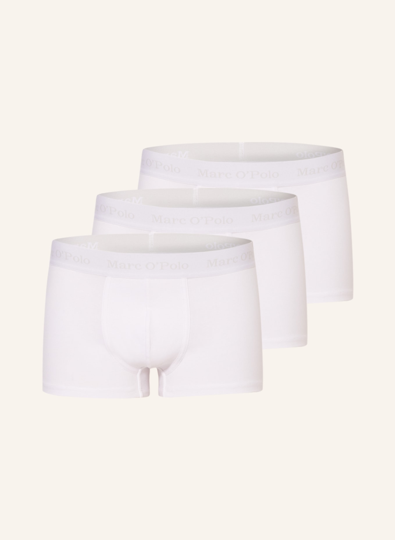 Marc O'Polo 3er-Pack Boxershorts, Farbe: WEISS (Bild 1)