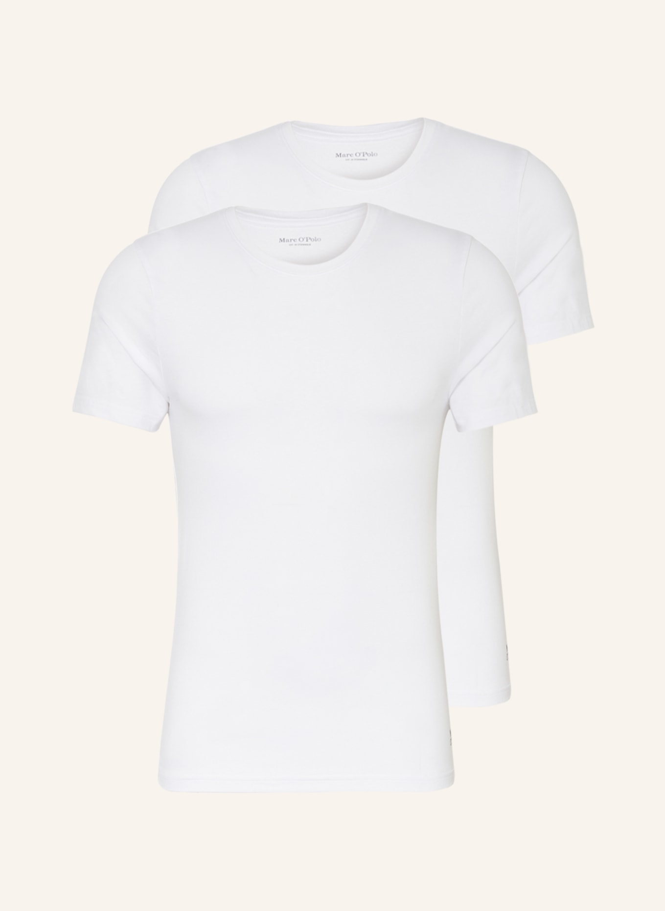 Marc O'Polo 2-pack T-shirts, Color: WHITE (Image 1)