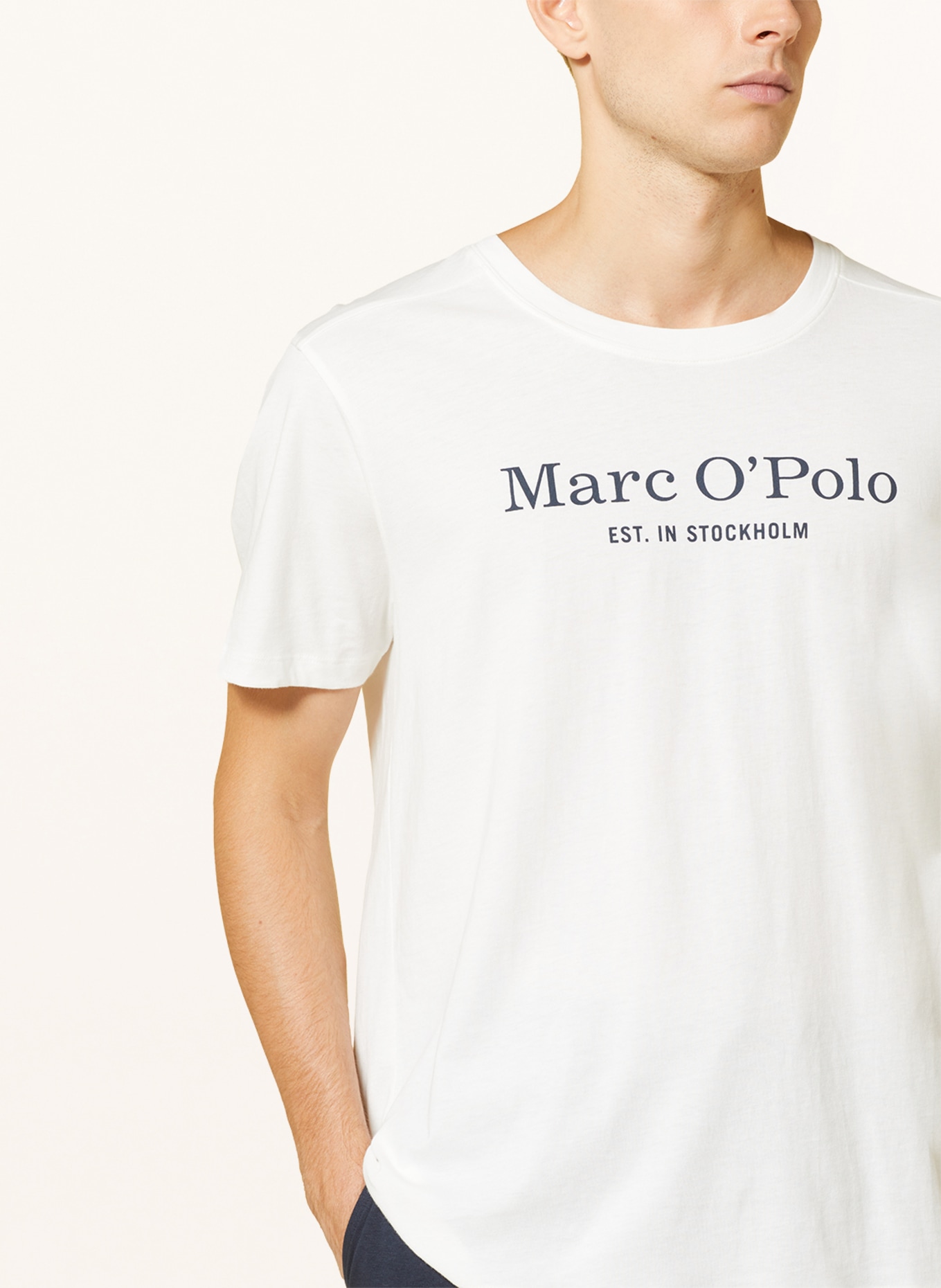 Marc O'Polo Shorty-Schlafanzug, Farbe: DUNKELBLAU/ WEISS (Bild 4)