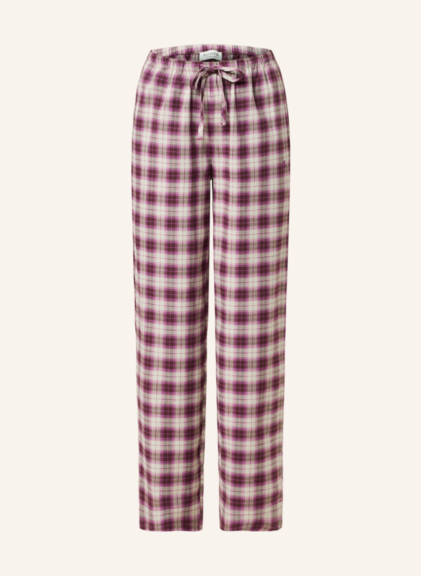 Marc O'Polo Pajama pants, Color: PINK/ PURPLE/ BEIGE (Image 1)