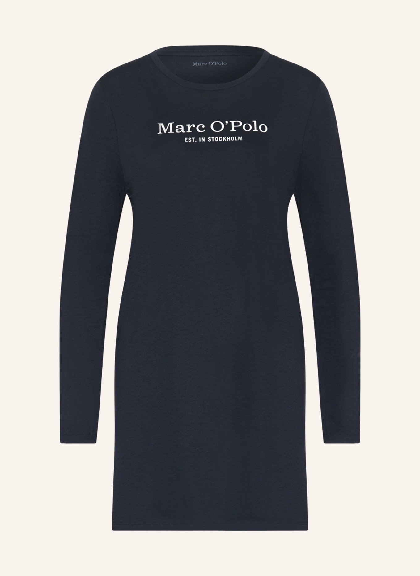 Marc O'Polo Nightgown, Color: DARK BLUE/ WHITE (Image 1)
