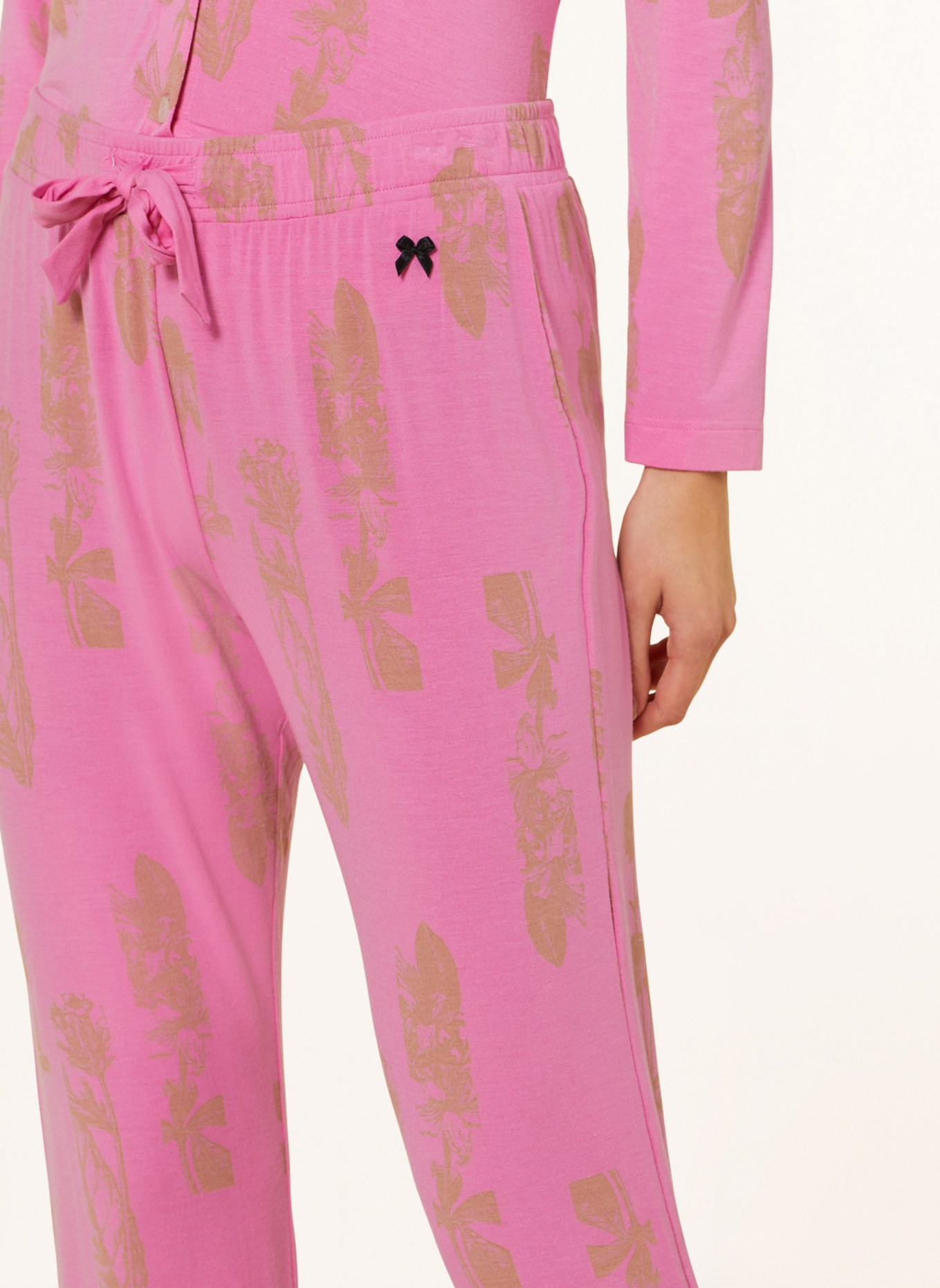 SHORT STORIES Pajama pants, Color: PINK/ CAMEL (Image 5)