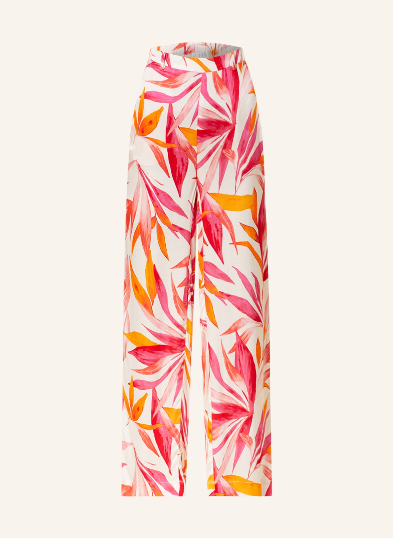 FFC Trousers, Color: WHITE/ ORANGE/ PINK (Image 1)