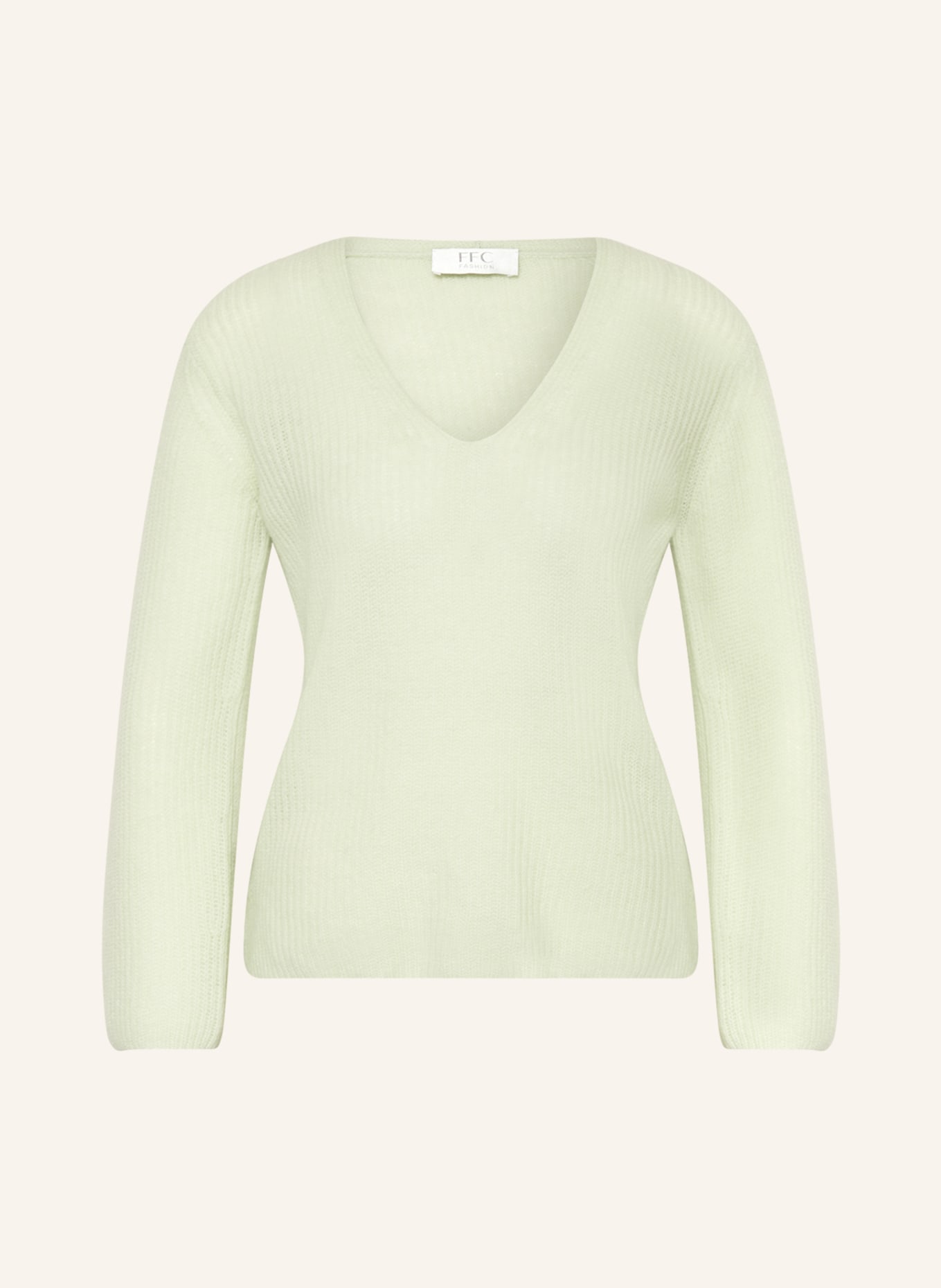 FFC Sweater with cashmere, Color: LIGHT GREEN (Image 1)