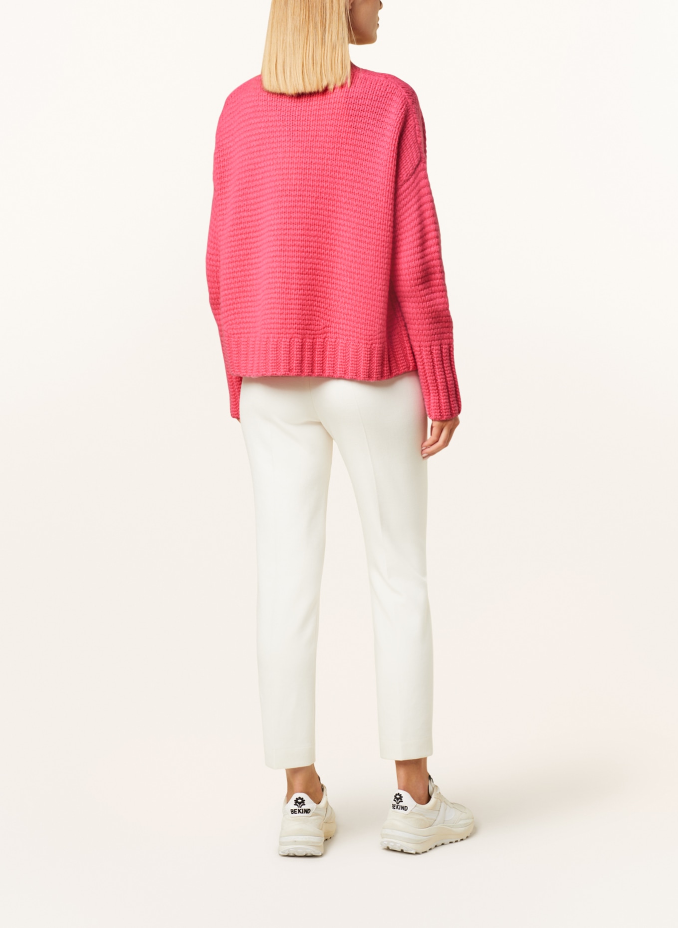FFC Knit cardigan with cashmere, Color: PINK (Image 3)