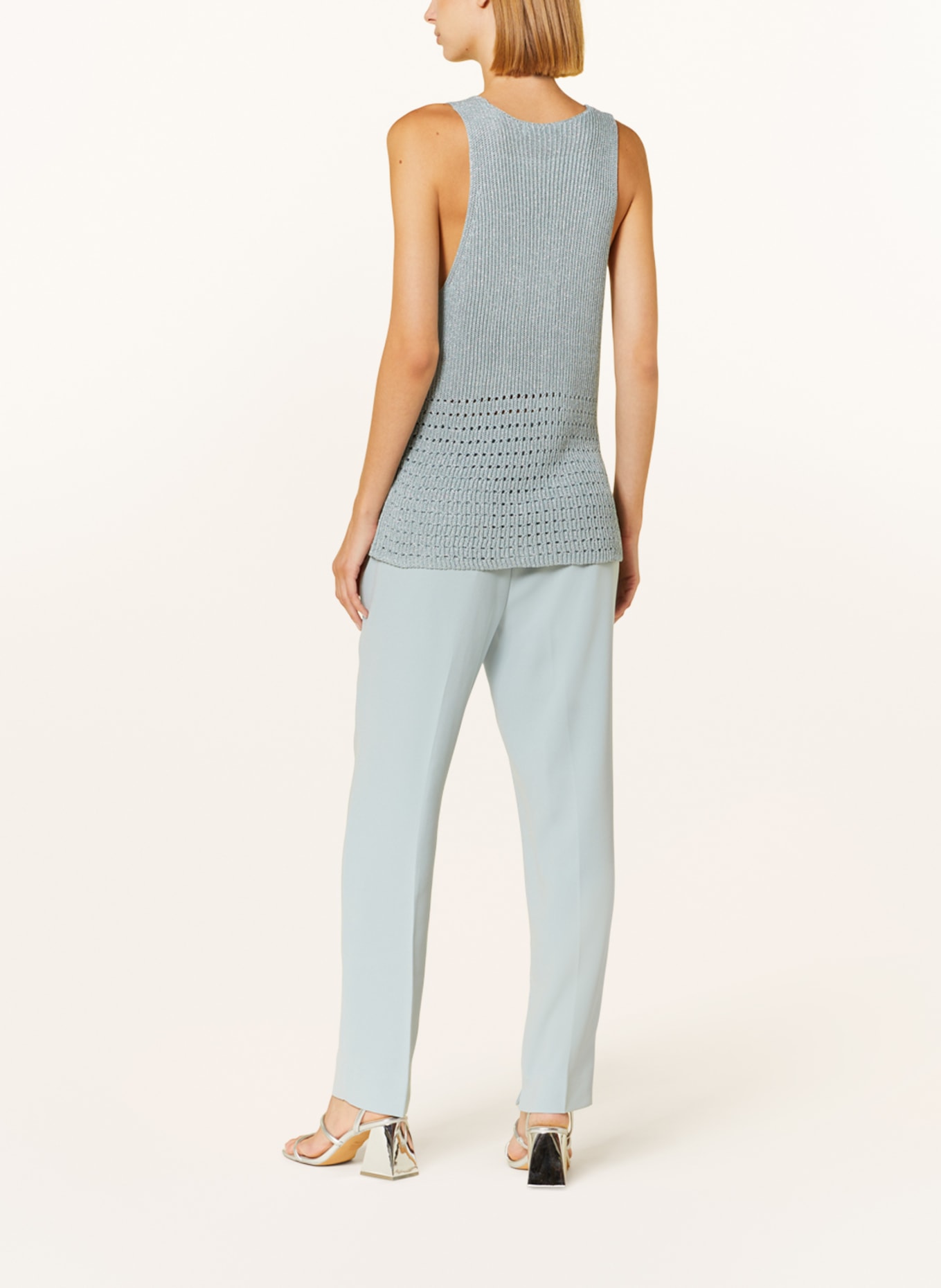 BEAUMONT Trousers ALIX, Color: BLUE GRAY (Image 3)