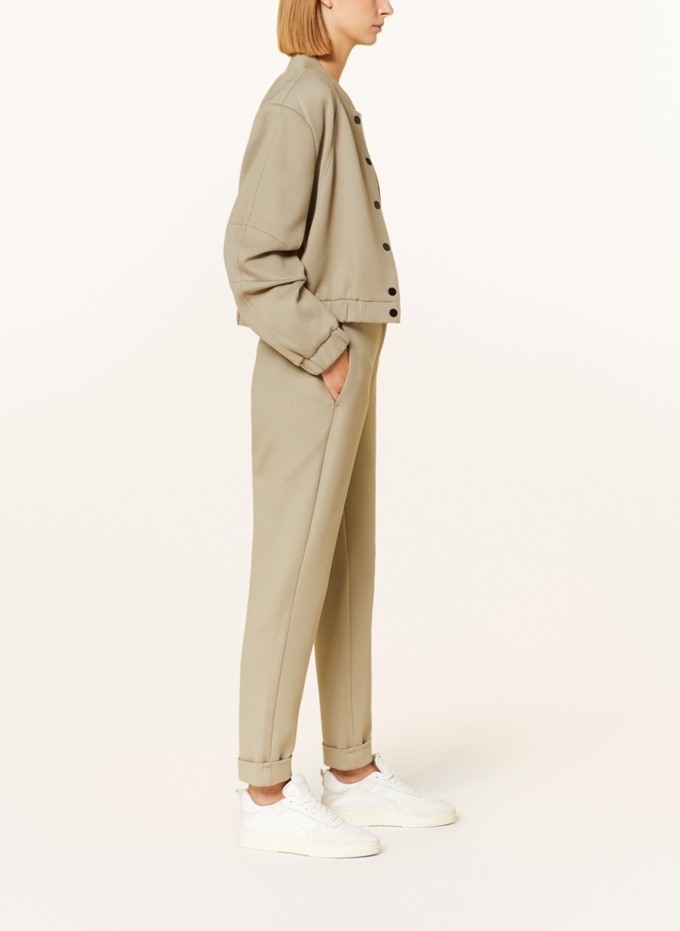 BEAUMONT Jersey pants ZOLA, Color: OLIVE (Image 4)