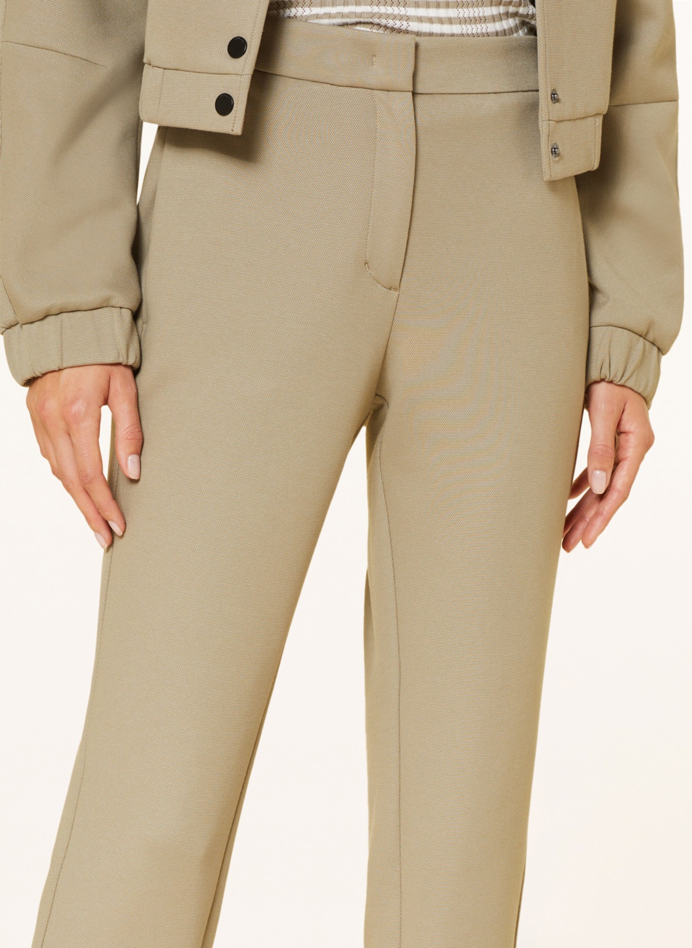 BEAUMONT Jersey pants ZOLA, Color: OLIVE (Image 5)