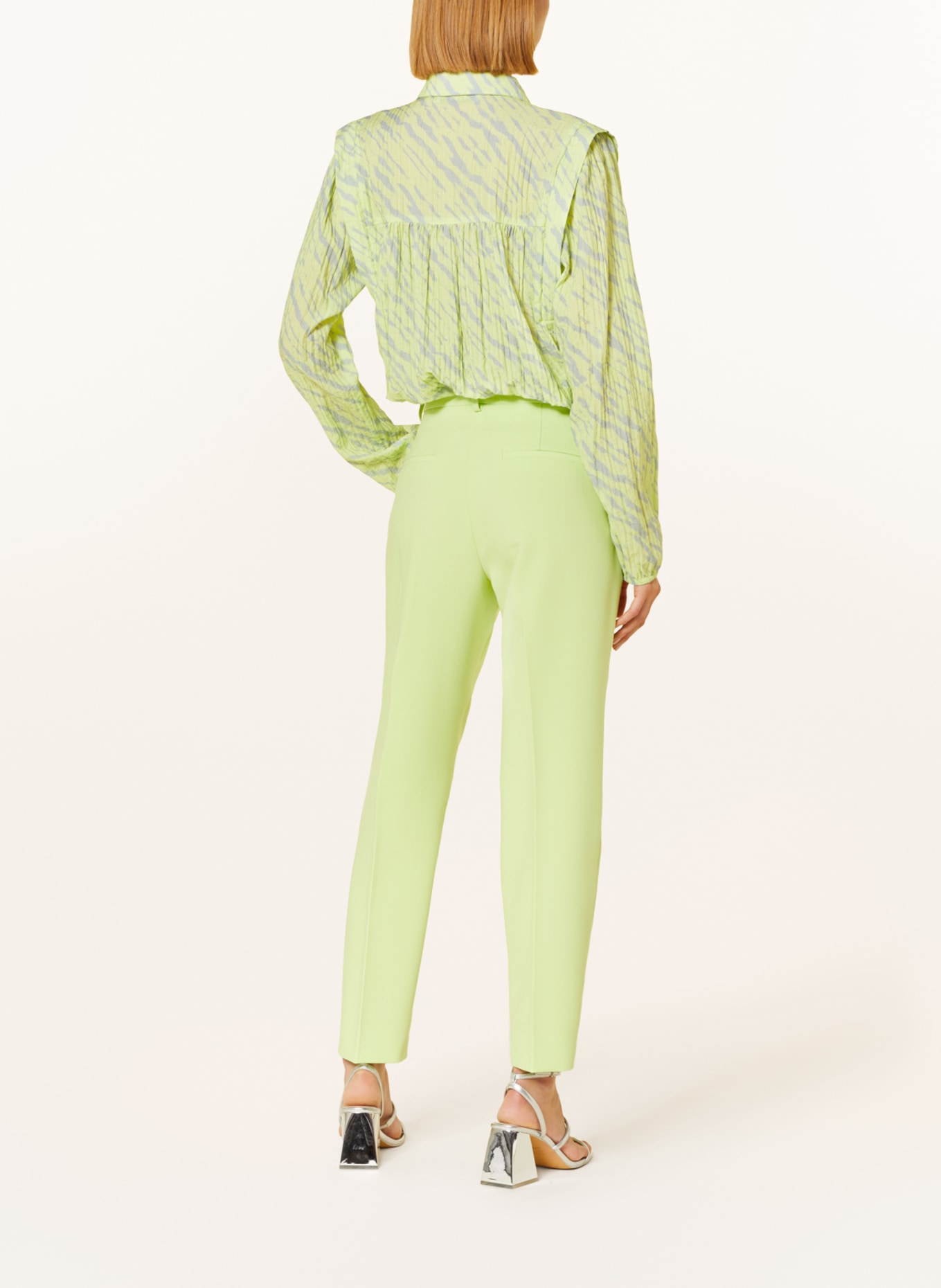 BEAUMONT Shirt blouse JAYDE, Color: LIGHT GREEN/ BLUE GRAY (Image 3)