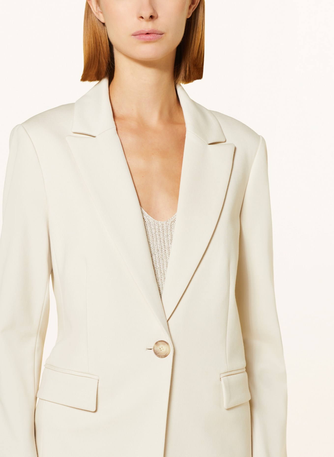BEAUMONT Jersey blazer TATUM, Color: CREAM (Image 4)