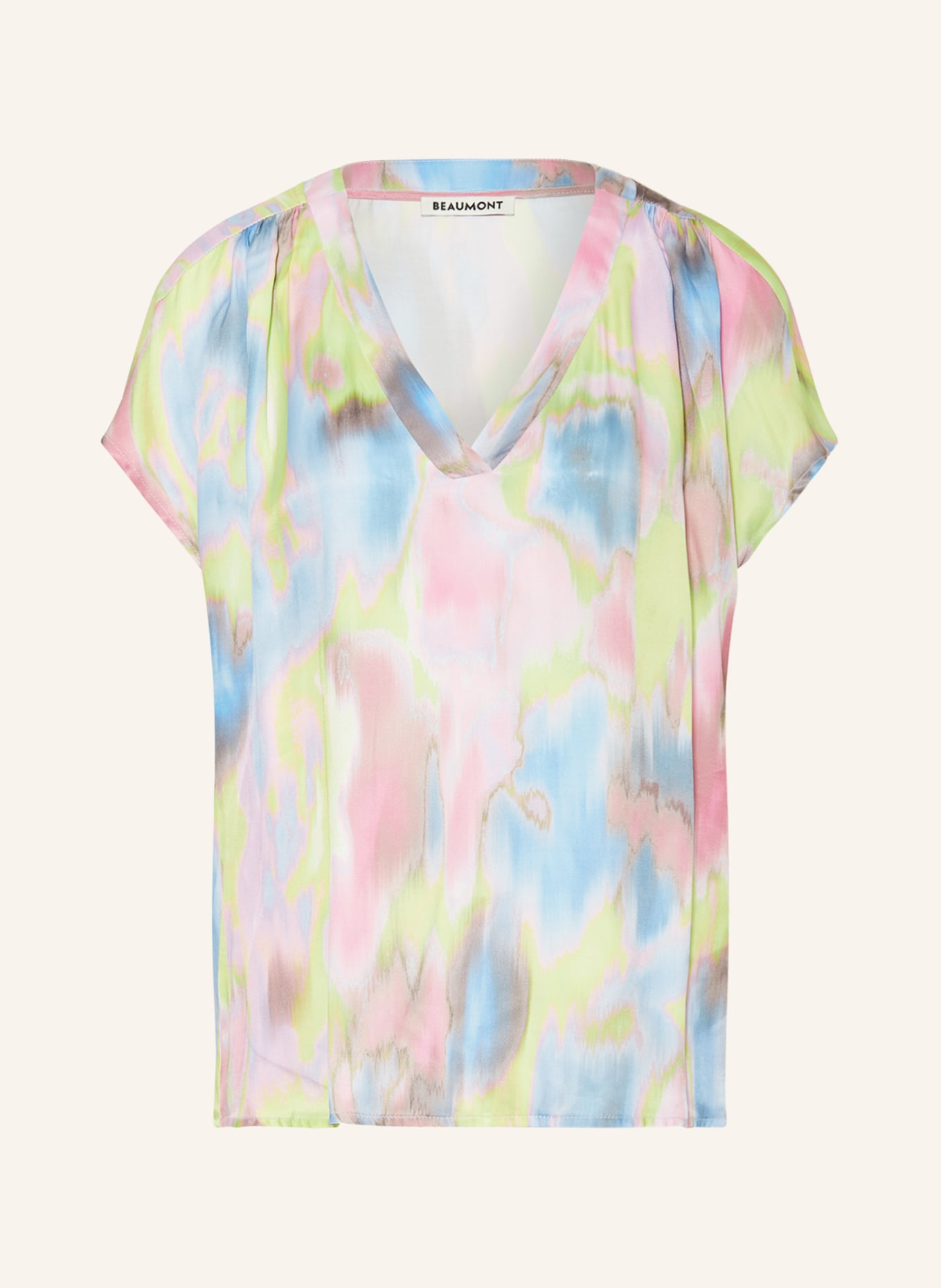 BEAUMONT Shirt blouse KYE, Color: LIGHT BLUE/ LIGHT GREEN/ PINK (Image 1)