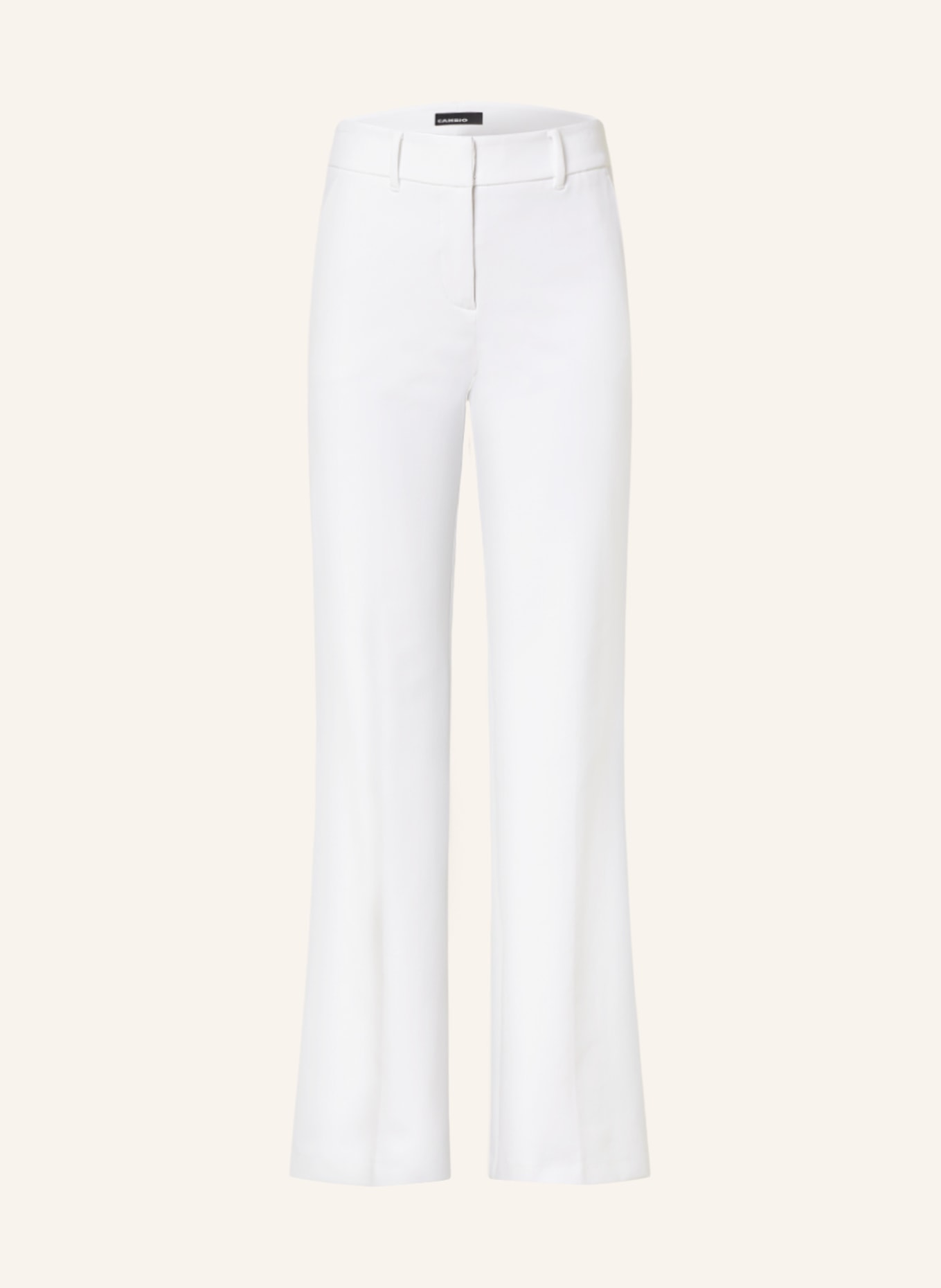 CAMBIO Wide leg trousers, Color: WHITE (Image 1)