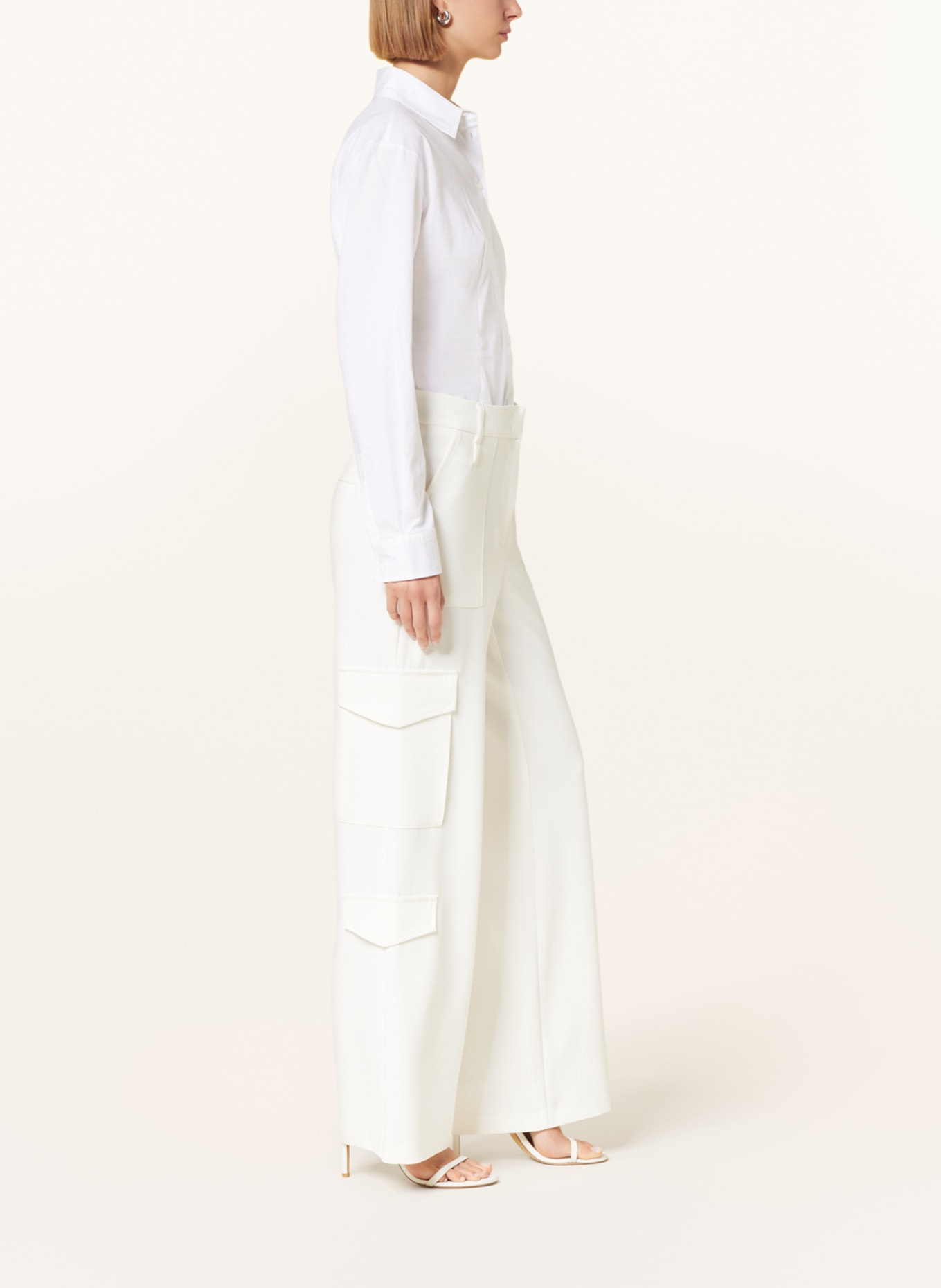 CAMBIO Cargo pants AMELIE, Color: WHITE (Image 4)