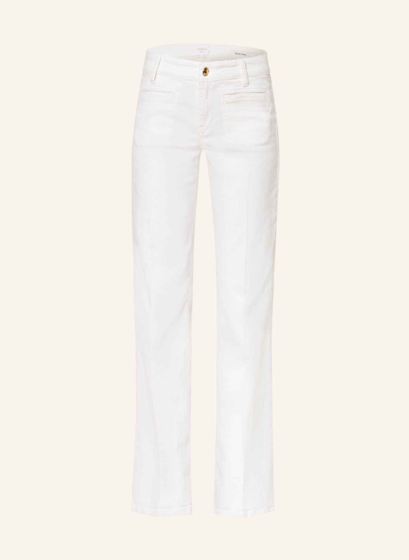 CAMBIO Jeans flared TESS, Kolor: 5113 pure white stone (Obrazek 1)
