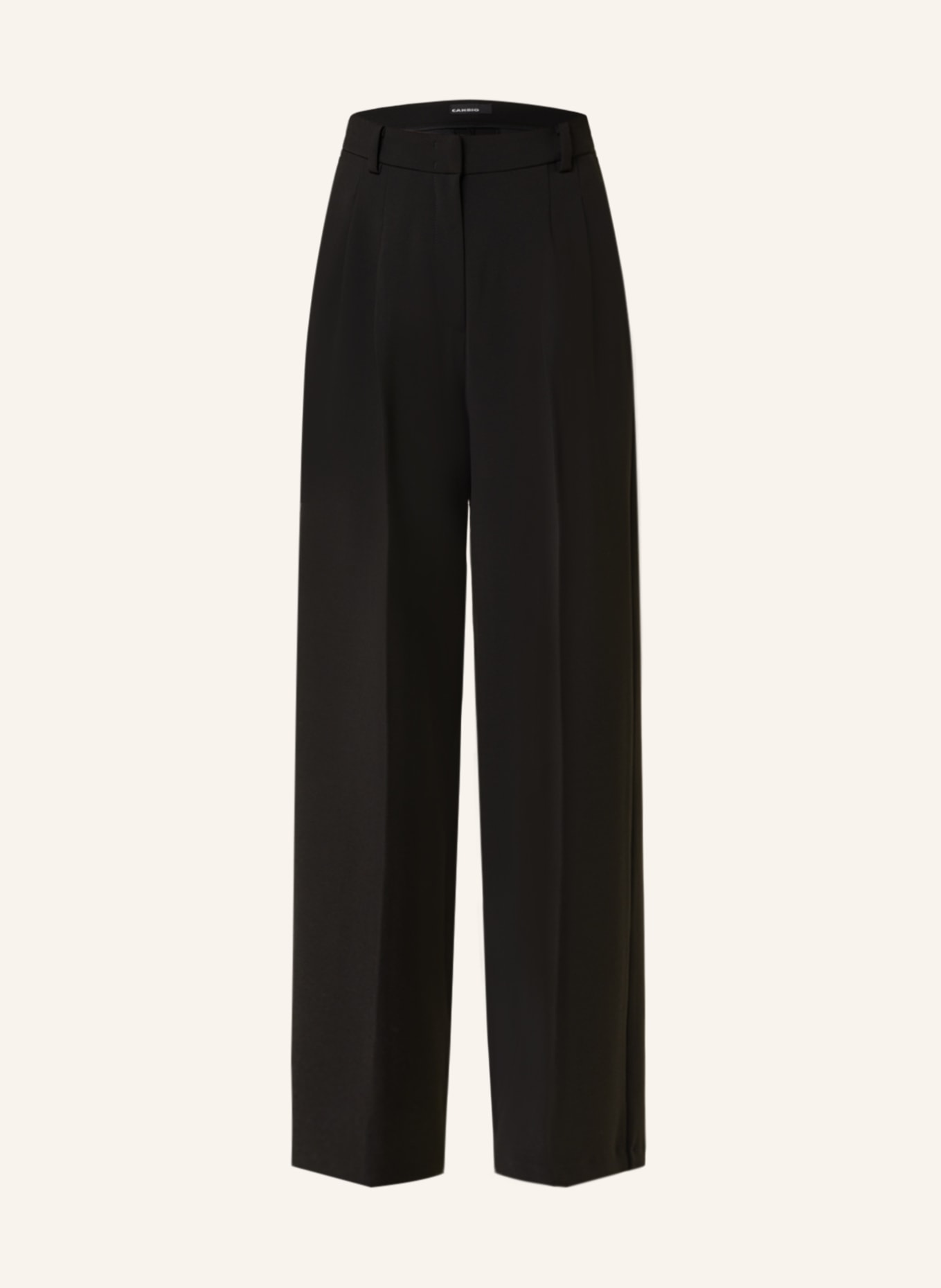 CAMBIO Wide leg trousers ANNY, Color: BLACK (Image 1)