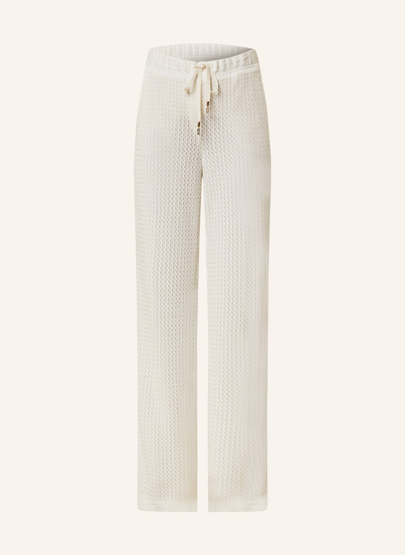 CAMBIO Wide leg trousers AVRIL, Color: WHITE (Image 1)