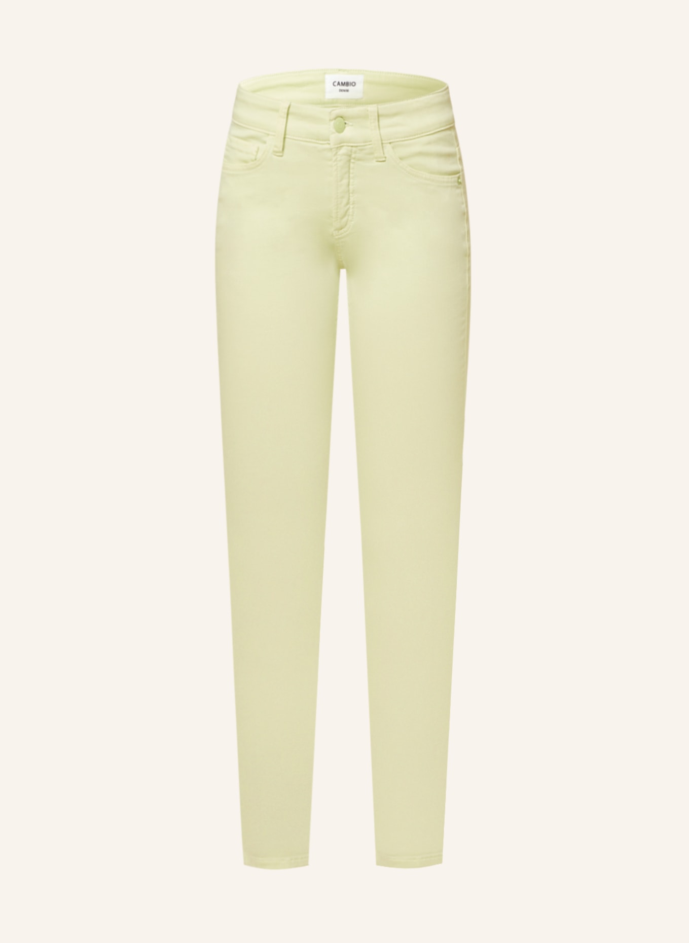 CAMBIO Skinny jeans PIPER in light green