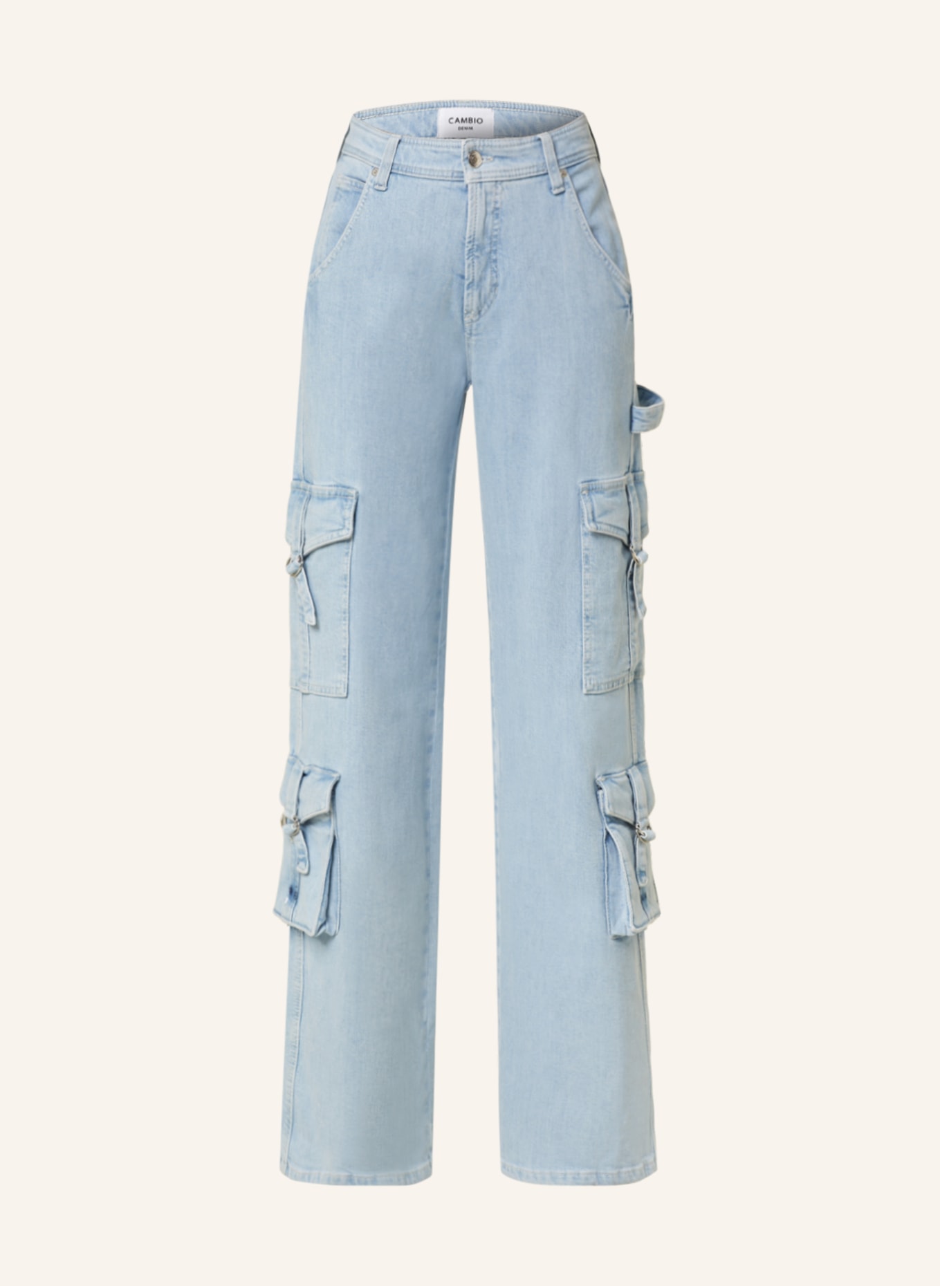 CAMBIO Cargo jeans ADELE, Color: 5320 90ty bleached contrast (Image 1)