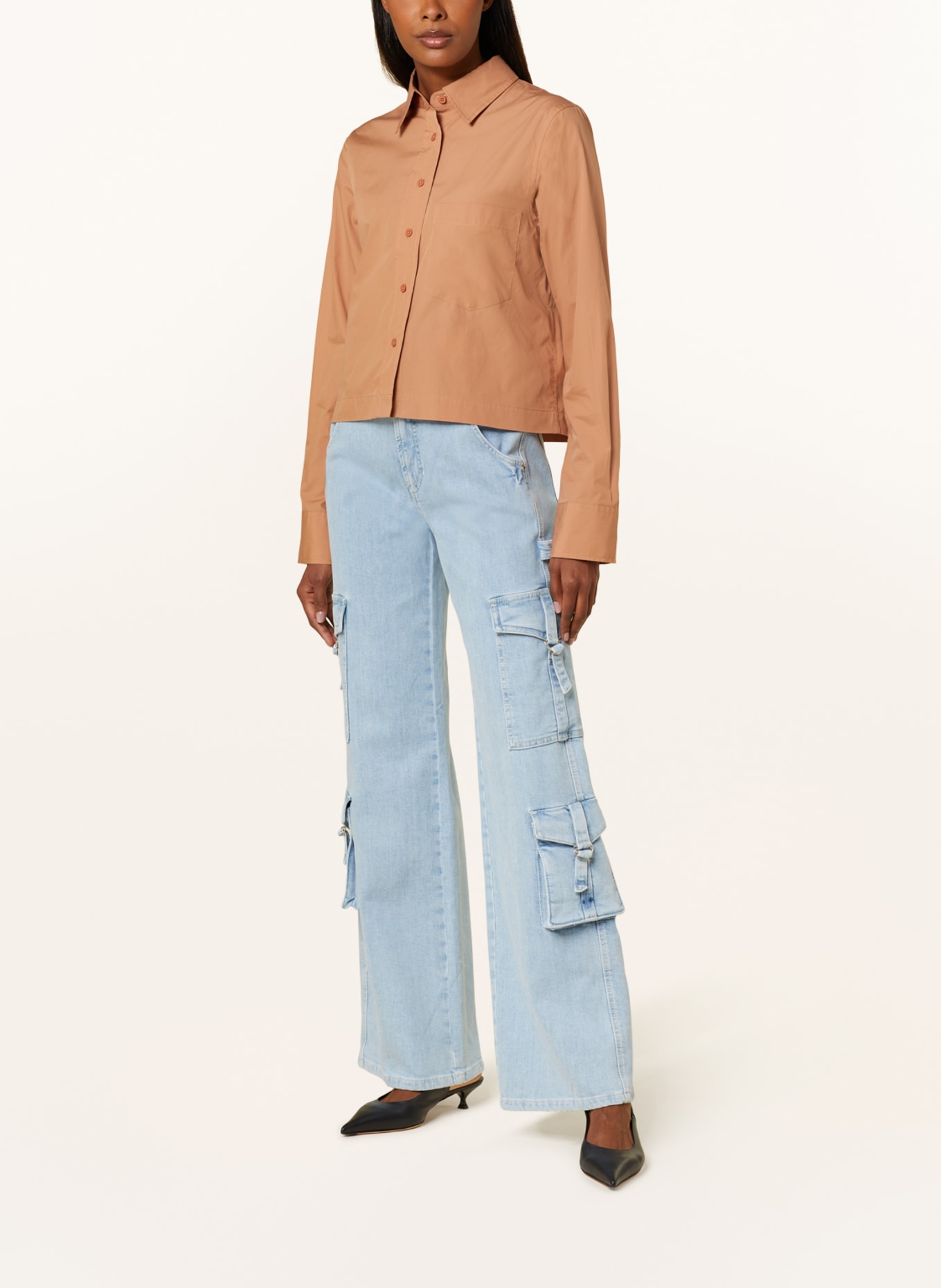 CAMBIO Cargo jeans ADELE, Color: 5320 90ty bleached contrast (Image 2)