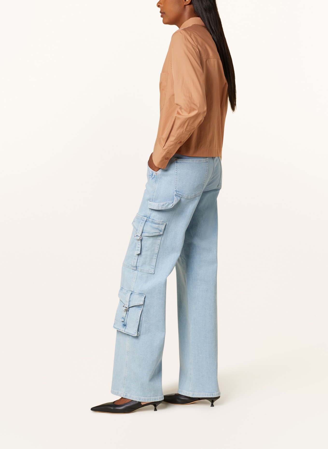 CAMBIO Cargo jeans ADELE, Color: 5320 90ty bleached contrast (Image 4)