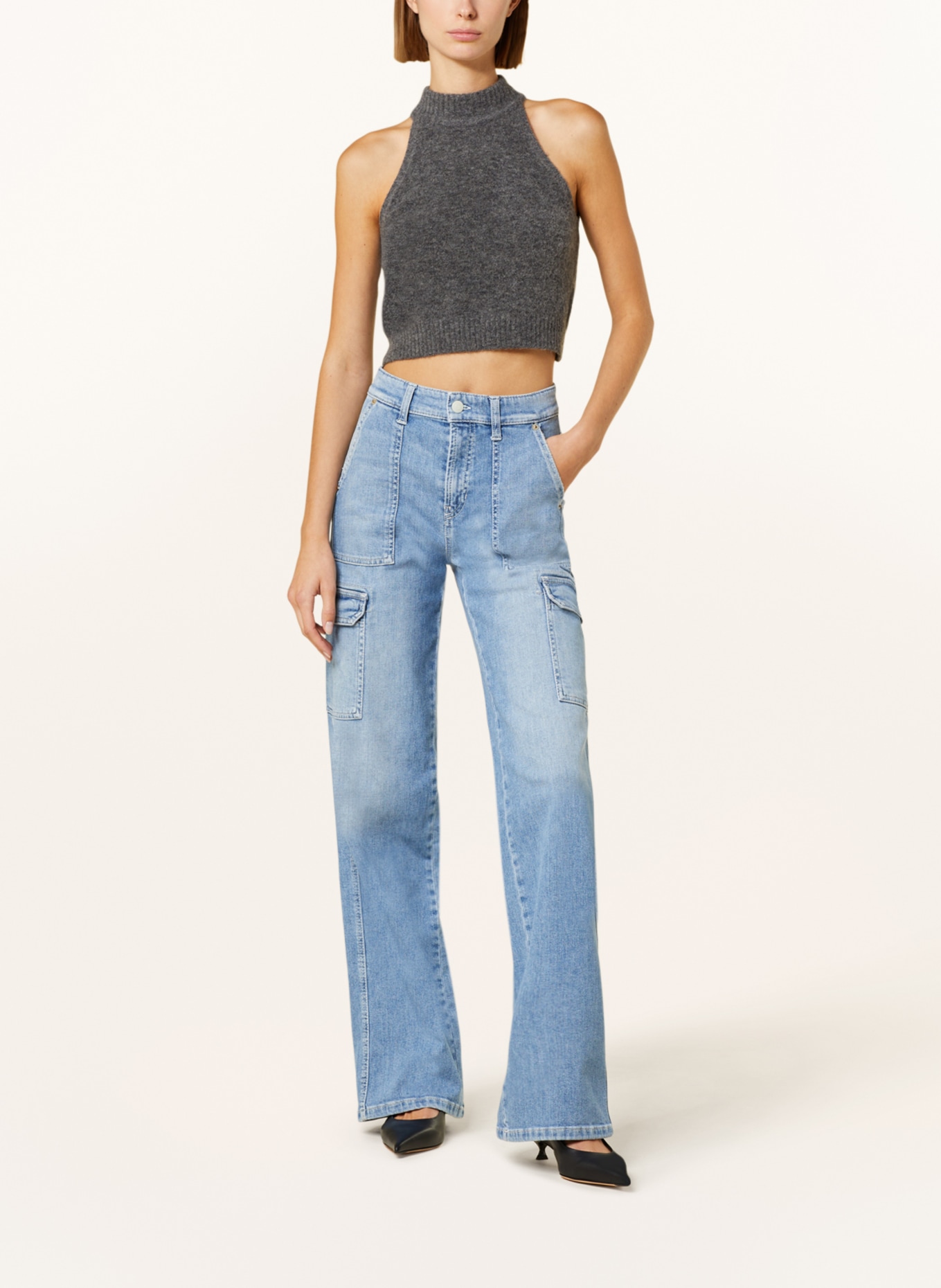 CAMBIO Cargo jeans ANDY, Color: 5283 modern hemp used (Image 2)