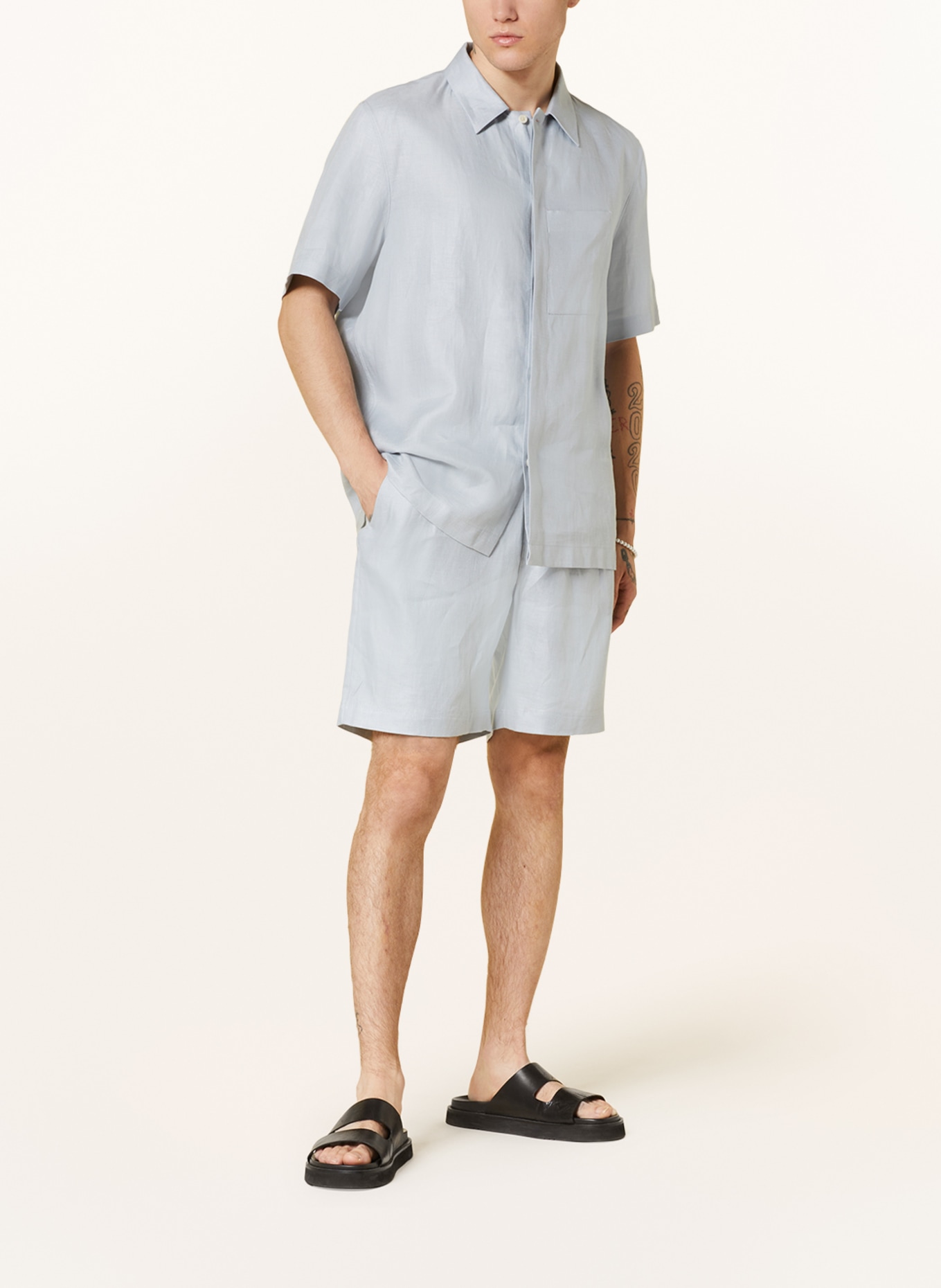 DRYKORN Linen shirt TEED comfort fit, Color: LIGHT BLUE (Image 2)