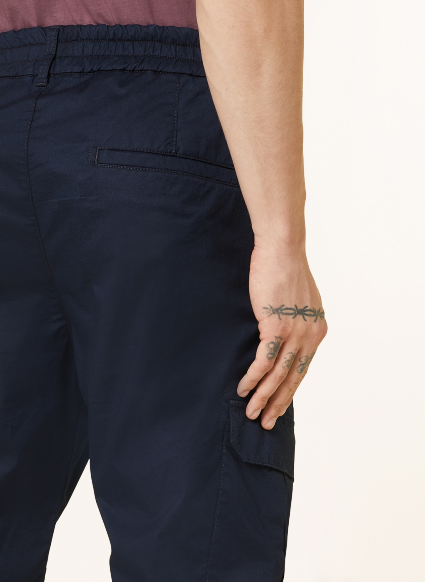 DRYKORN Cargo pants CASY extra slim fit, Color: DARK BLUE (Image 6)