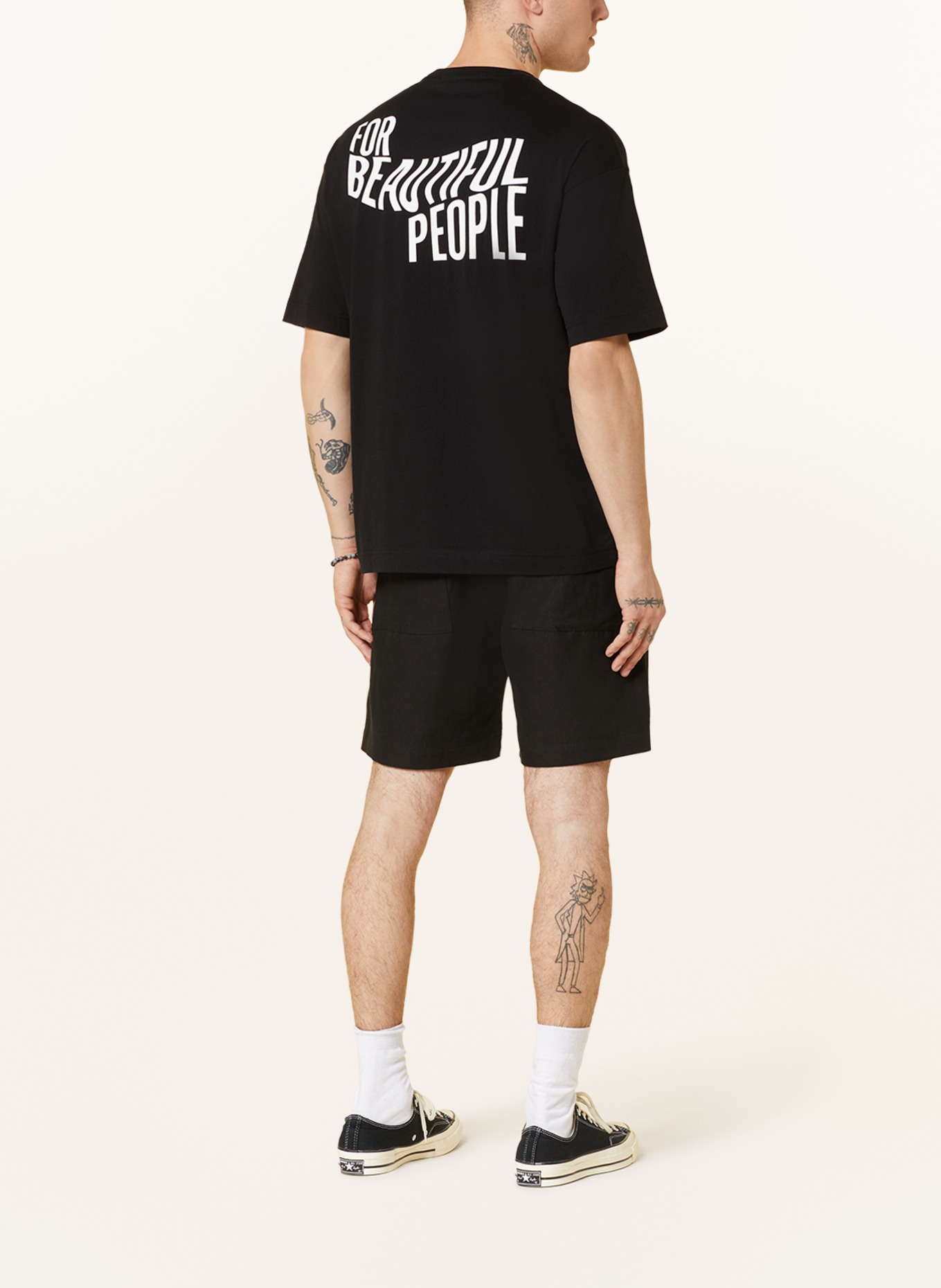 DRYKORN T-shirt ANAYO, Color: BLACK (Image 2)