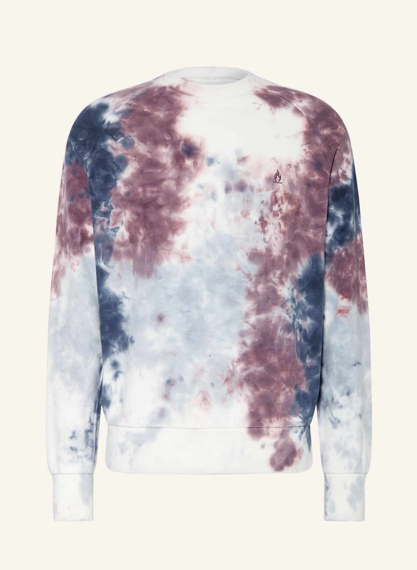 DRYKORN Sweatshirt FLORENZ, Color: WHITE/ BLUE GRAY/ DARK PURPLE (Image 1)