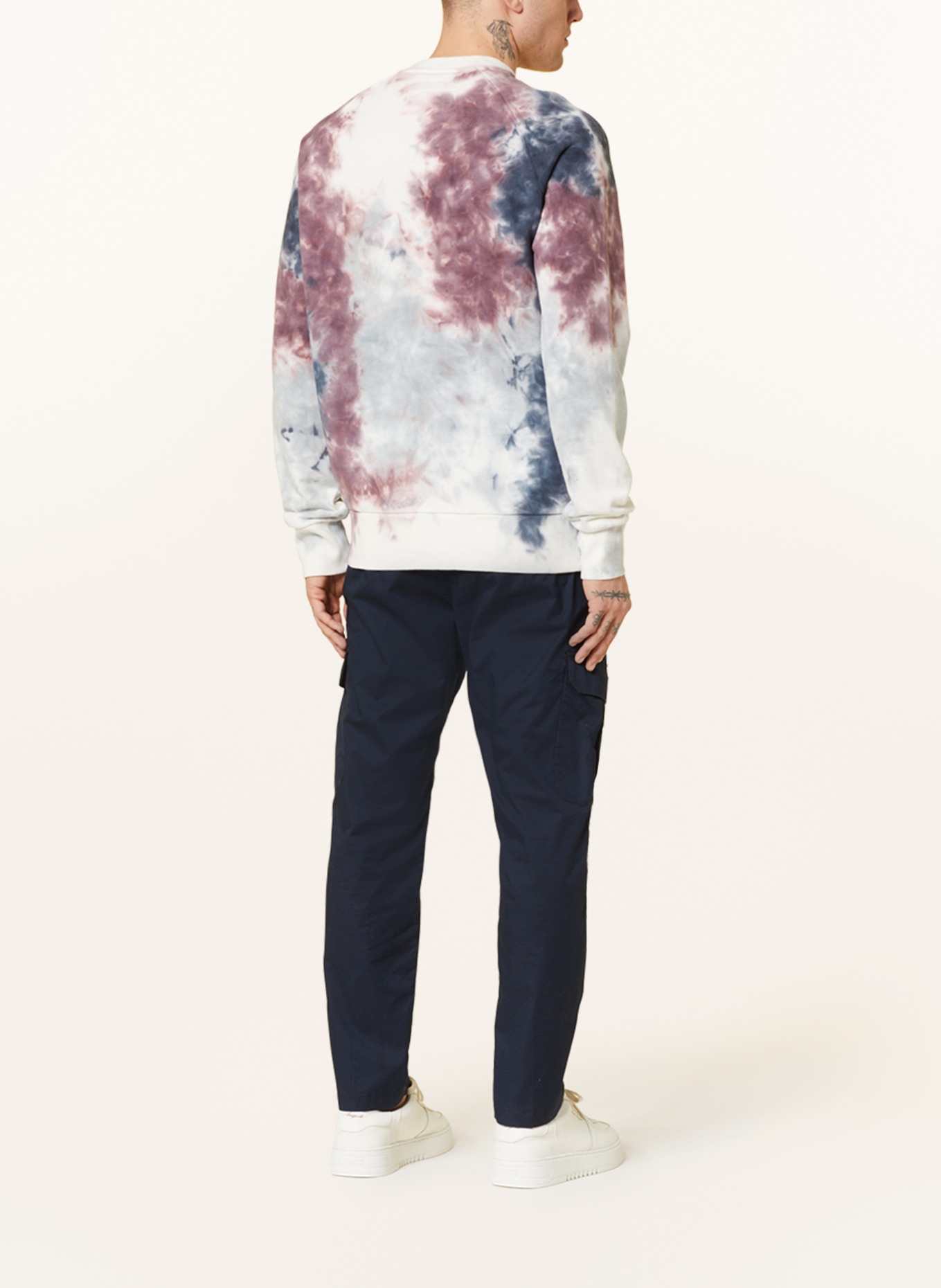 DRYKORN Sweatshirt FLORENZ, Color: WHITE/ BLUE GRAY/ DARK PURPLE (Image 3)