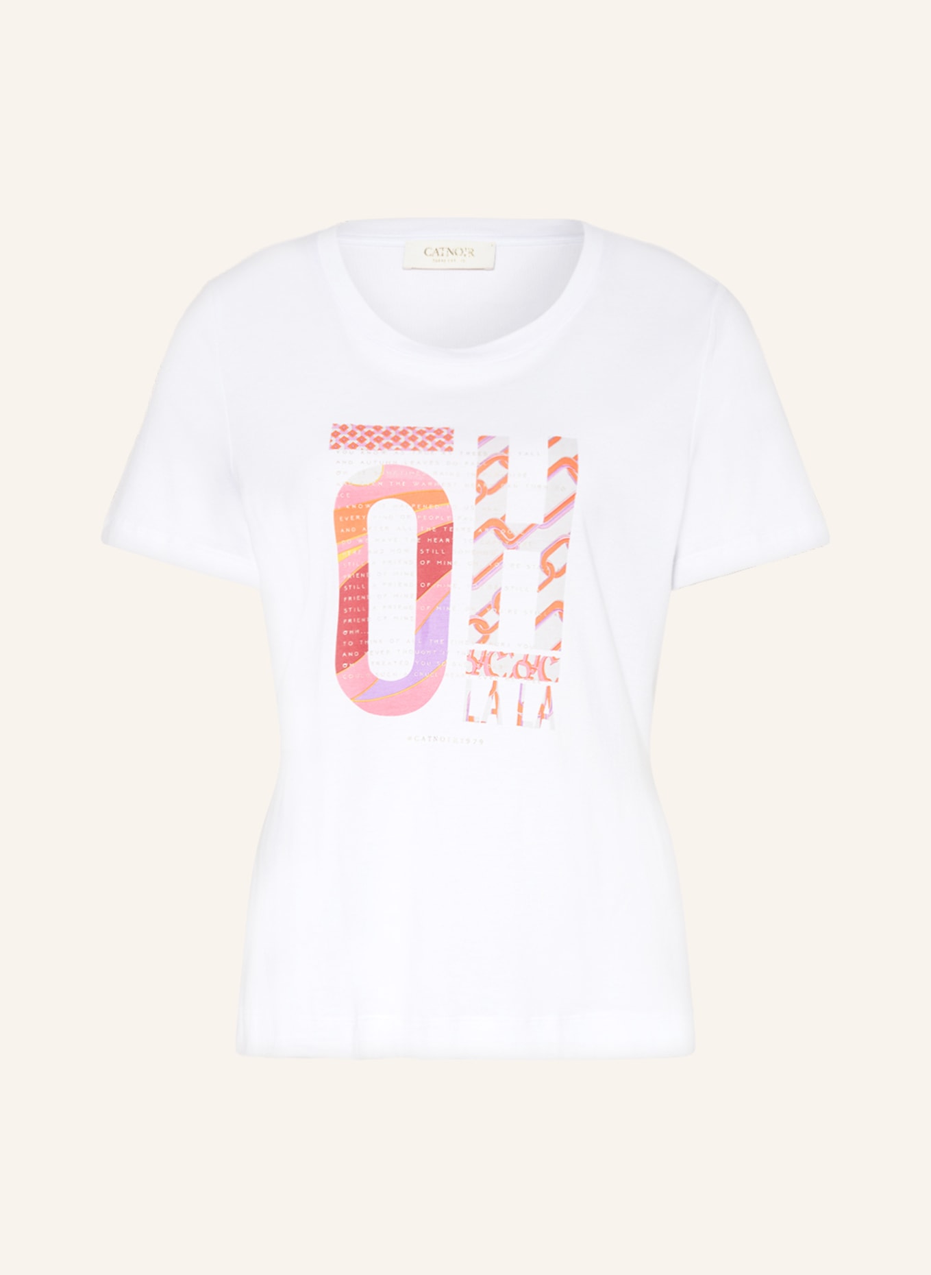 CATNOIR T-shirt, Color: WHITE (Image 1)