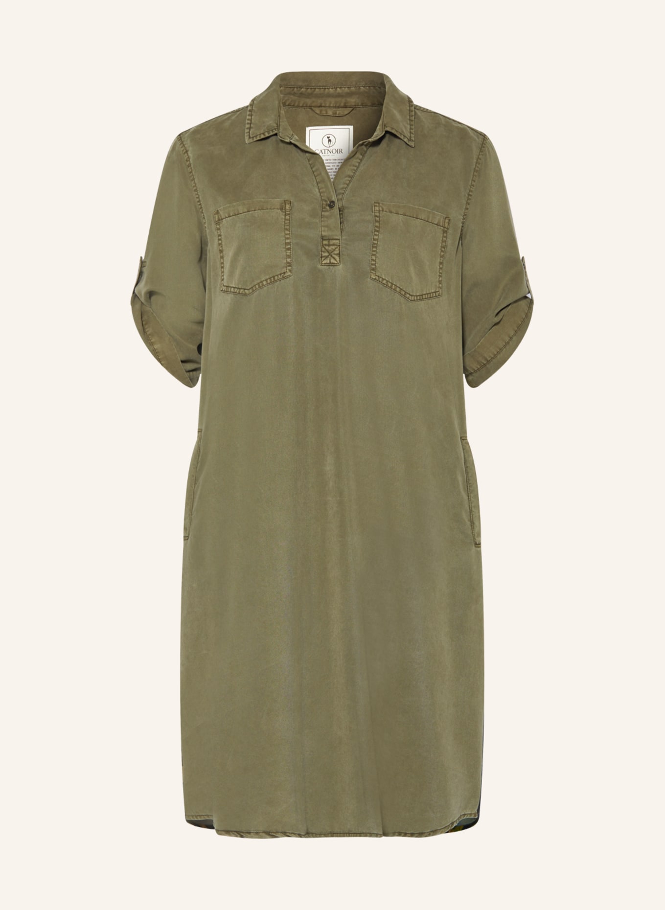 CATNOIR Kleid, Farbe: OLIV (Bild 1)