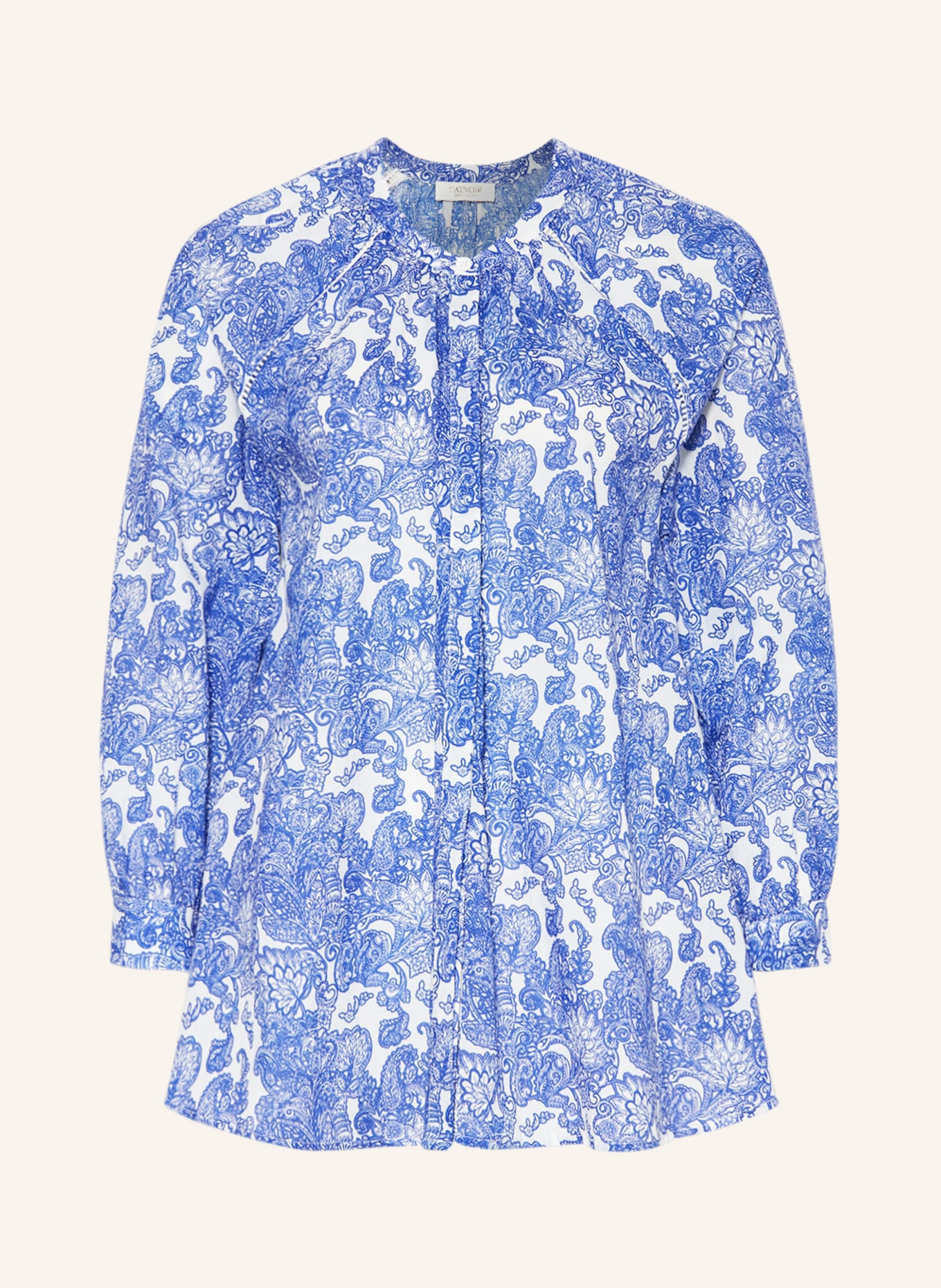 CATNOIR Bluse, Farbe: WEISS/ BLAU (Bild 1)