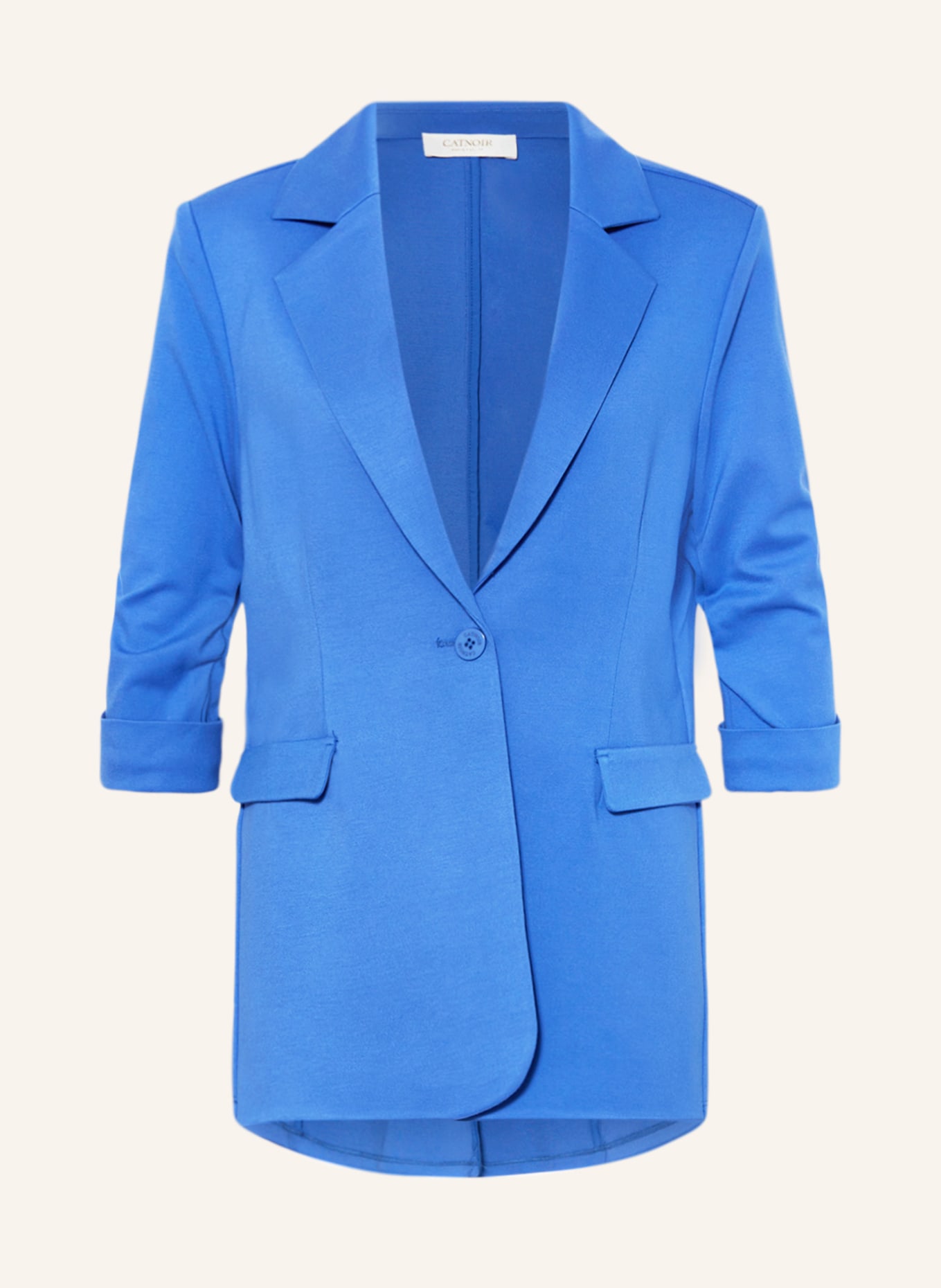 CATNOIR Jersey blazer with 3/4 sleeves, Color: BLUE (Image 1)